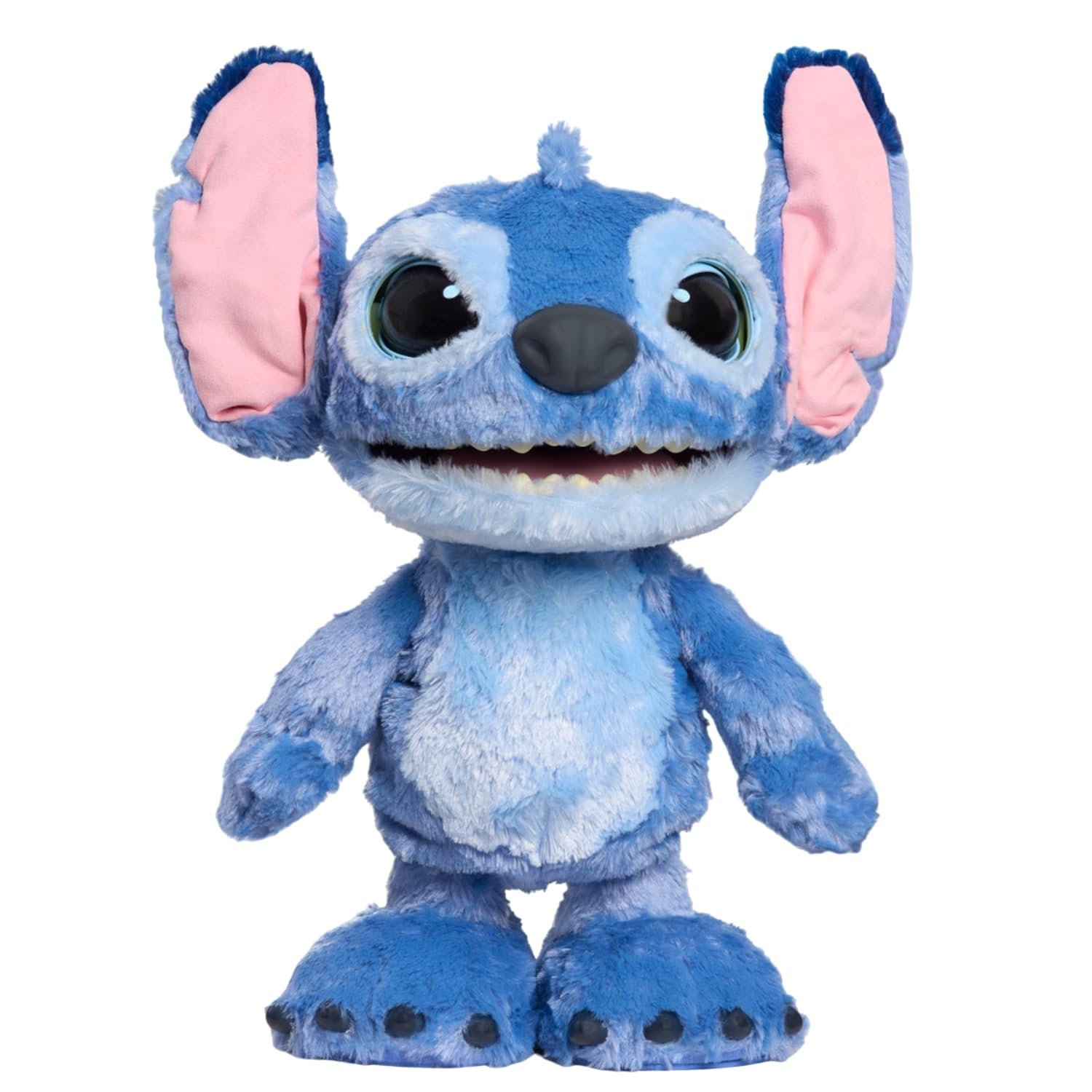Disney Stitch Ultimate Stitch Interactive 43 cm Plush Toy, 100+ Sounds & Reactions, Inspired by Disney’s Live-Action Lilo & Stitch Film, New Movie Toy for Fans, Girls, Boys, Kids 3 and Up