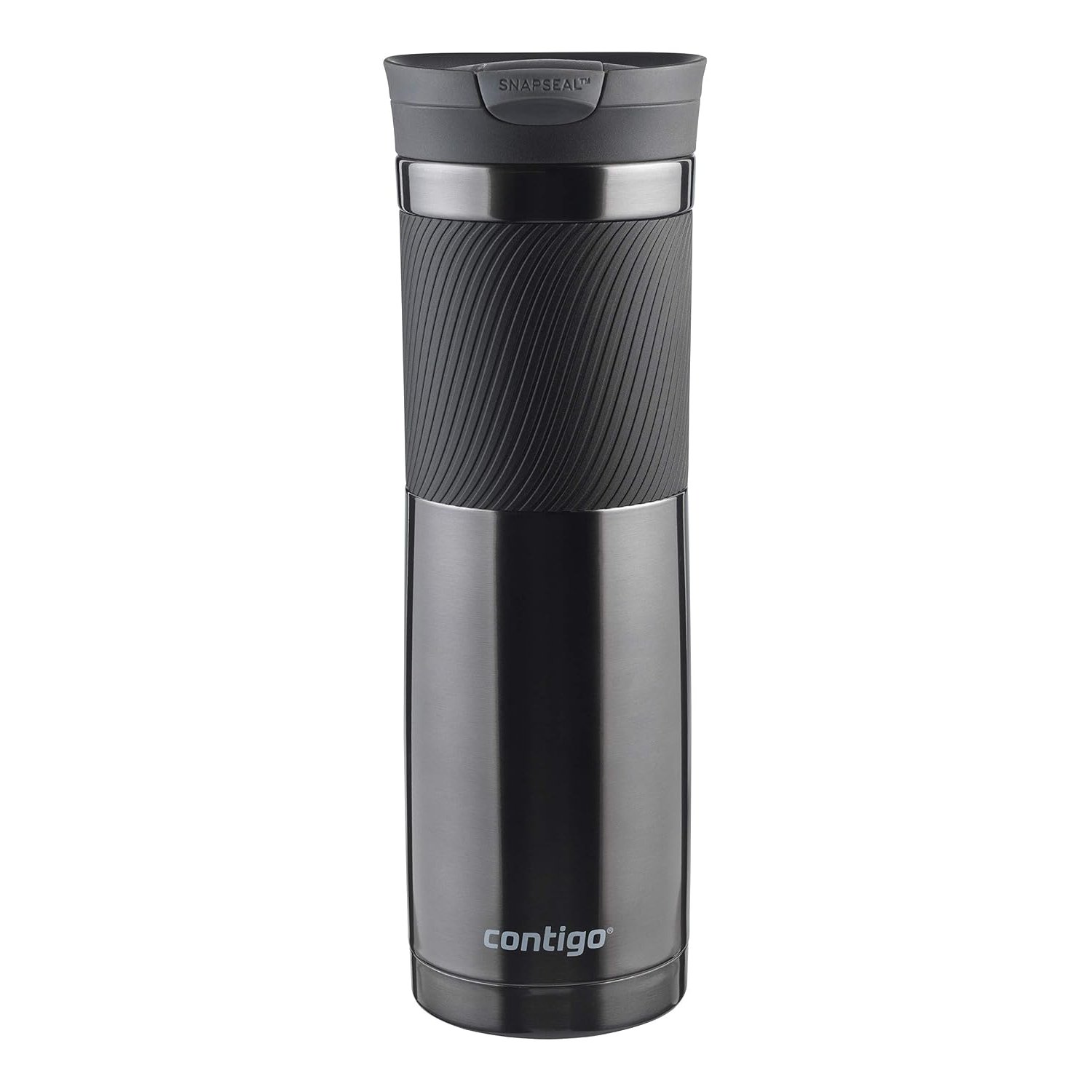 Contigo Travel Mug Byron, Stainless Steel Thermal-Mug, Coffee to go cup, 100% leakproof, Keeps hot for 7 hours, dishwasher safe lid, Bronze