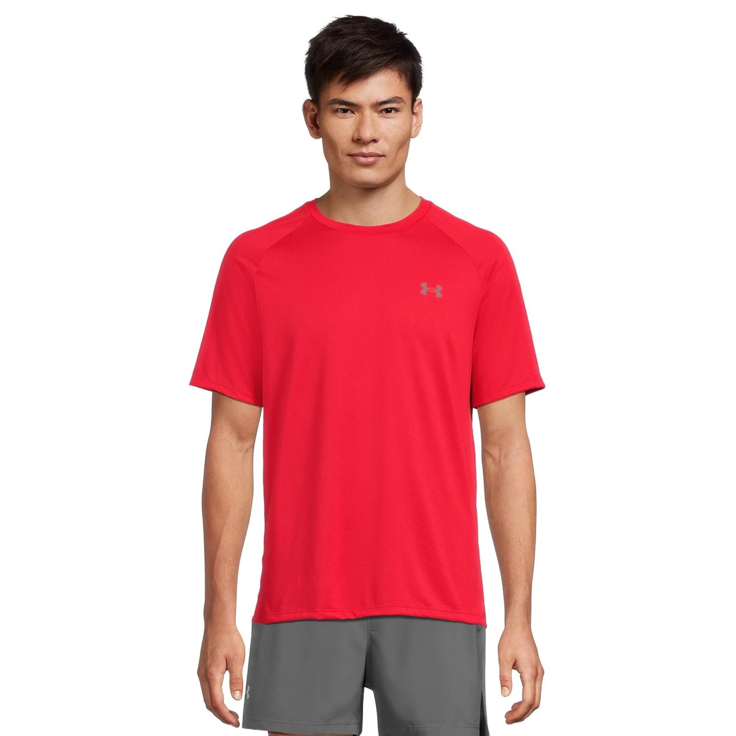 Under Armour Men's Tech 2.0 Short-Sleeve T-Shirt, Red/Graphite, 4XL