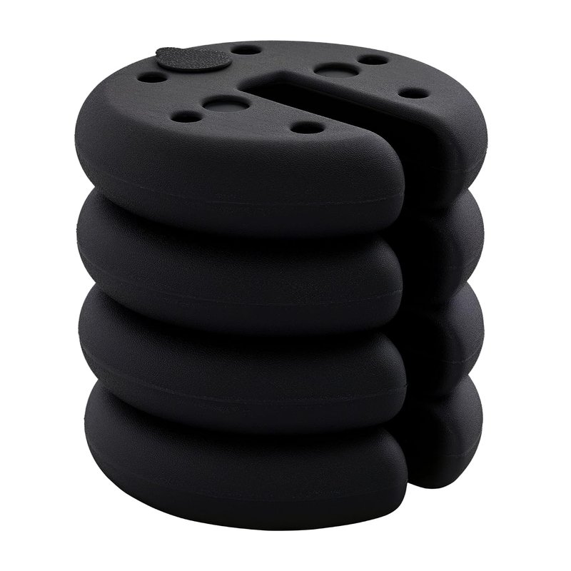 Outsunny Pop up Canopy Weight Set of 4, Heavy Duty Sand Fillable Tent Leg Weights for Marquee Party Tent Canopy, Total 20kg