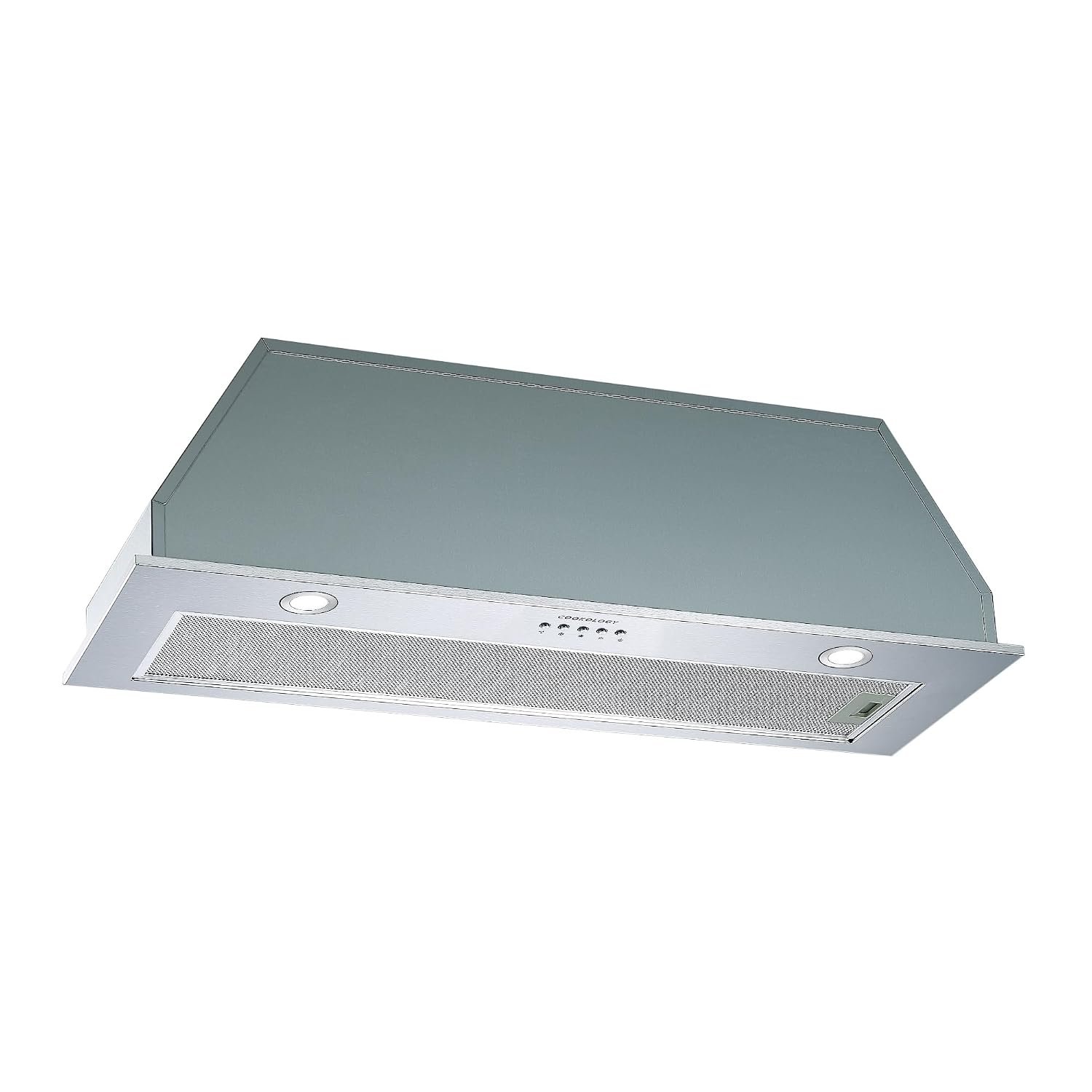 Cookology BUCH900SS/A+ Energy A+ Rated Integrated Extractor Fan | 90cm Built-in Canopy Cooker Hood in Stainless Steel