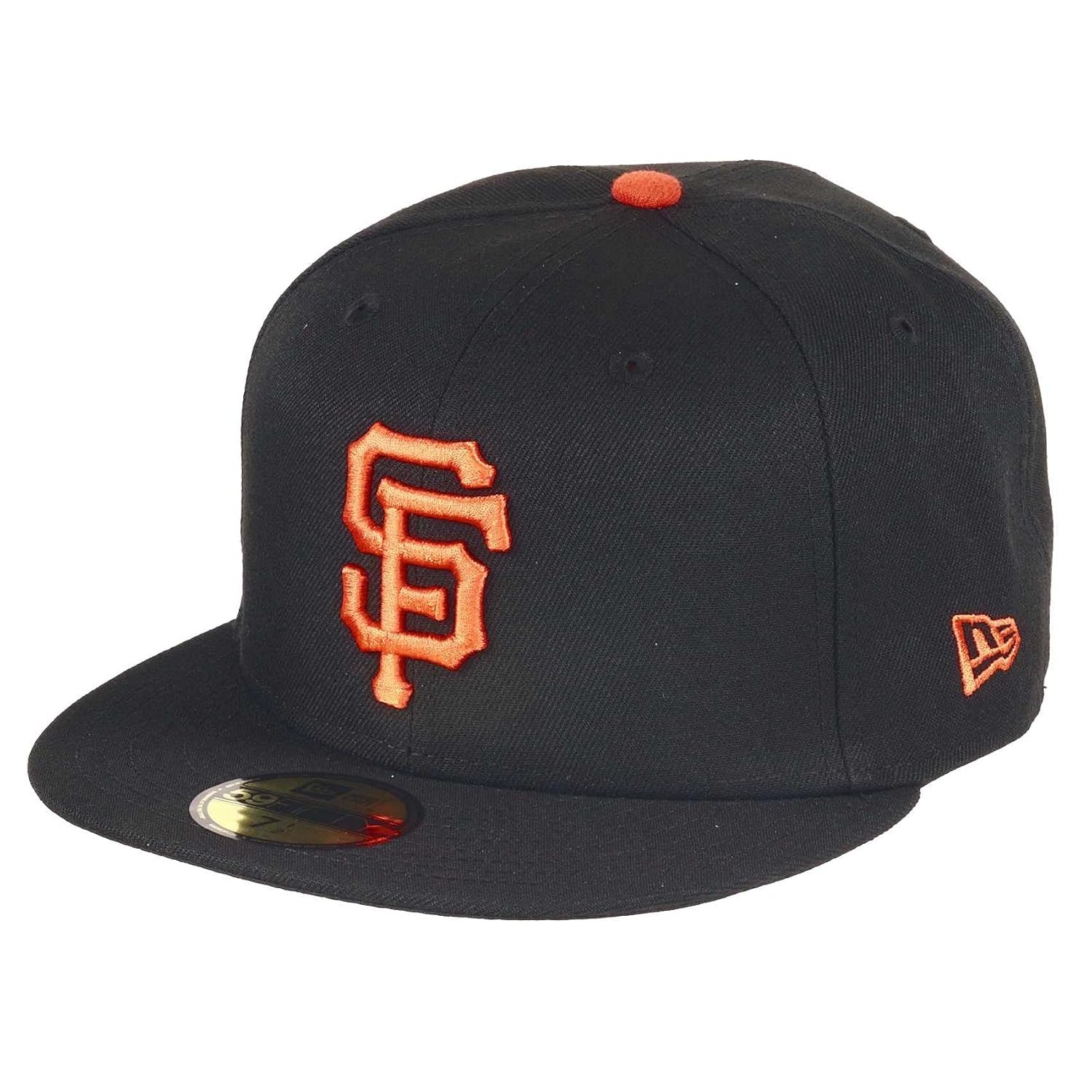 New Era San Francisco Giants MLB Cap 59Fifty Basecap Baseball Kappe Schwarz - 7 1/8-57cm (M)