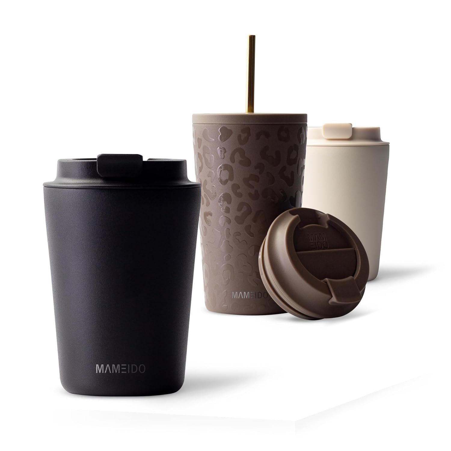 MAMEIDO Insulated Travel Mug 350 ml (Rich Black)