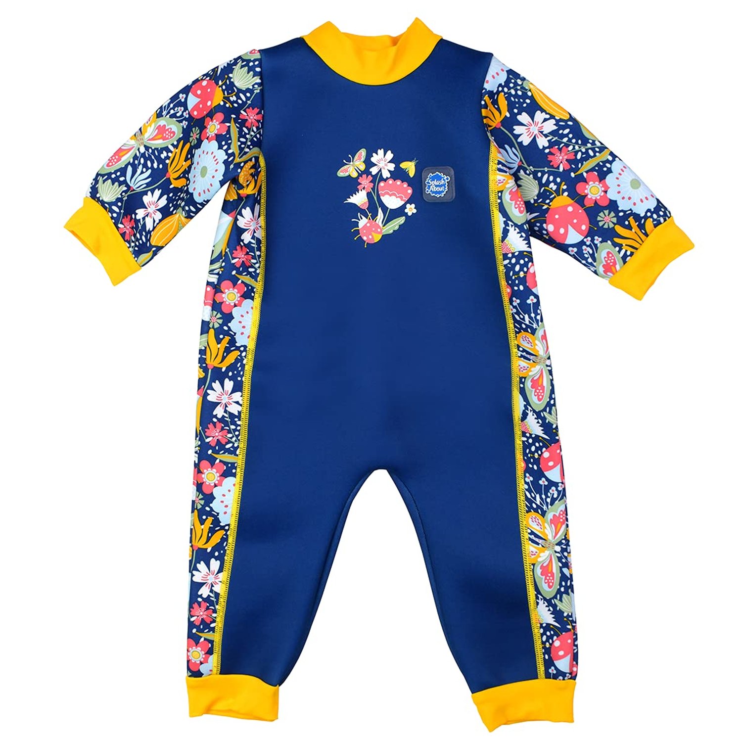 Splash About Warm in One Baby Wetsuit, Garden Delight, 6-12 Months