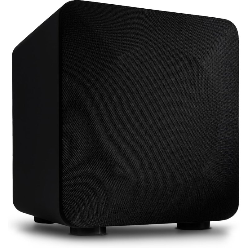 Audioengine S6 210W Compact Powered Mini Subwoofer- Powerful Bass in a Small Package - Great for Desktops, Flats, Offices and Gaming Setups