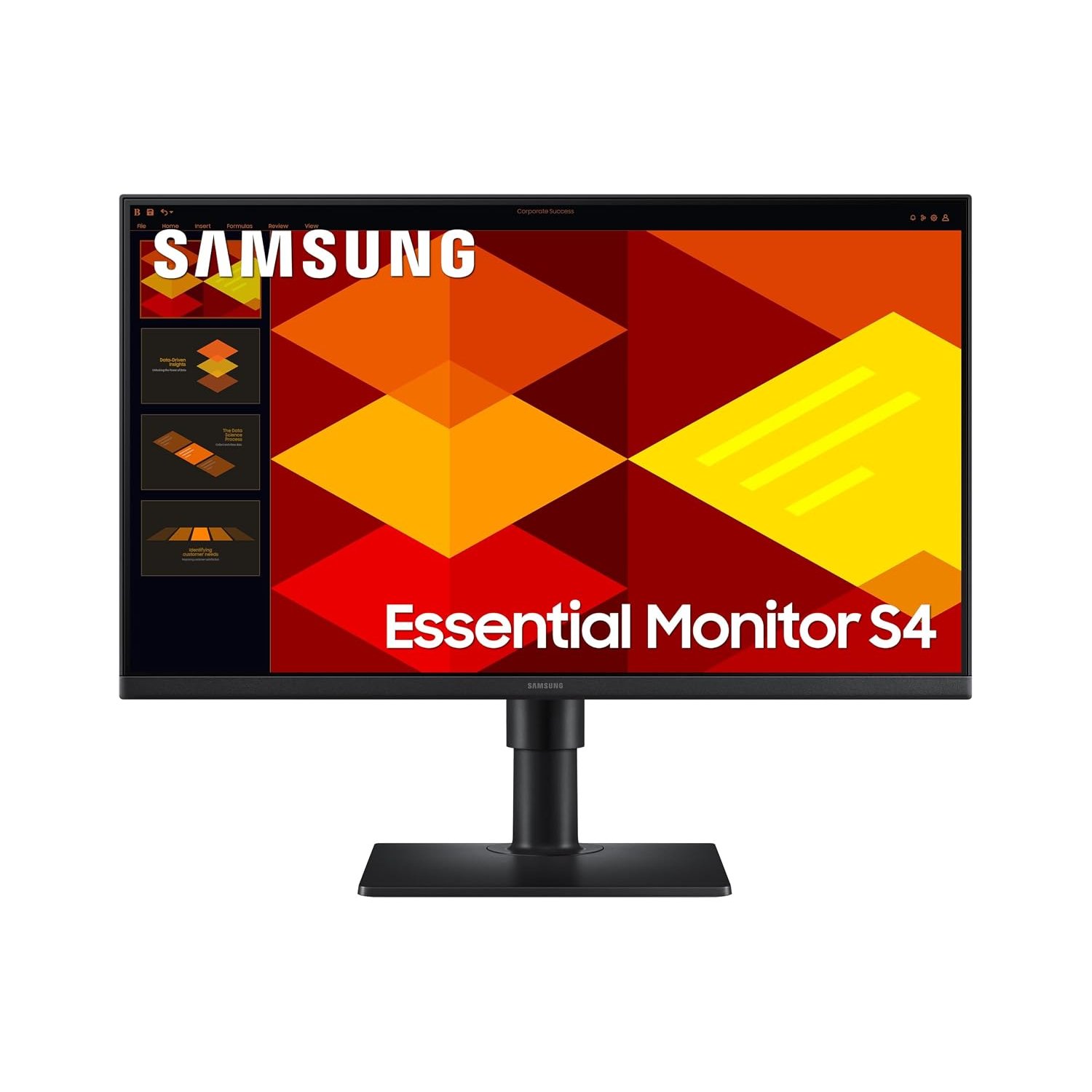 Samsung LS27D406GAUXXU 27" FullHD IPS Monitor with Speakers - Height Adjust, 1920x1080p, Displayport, USB, HDMI, Eye Saver Mode