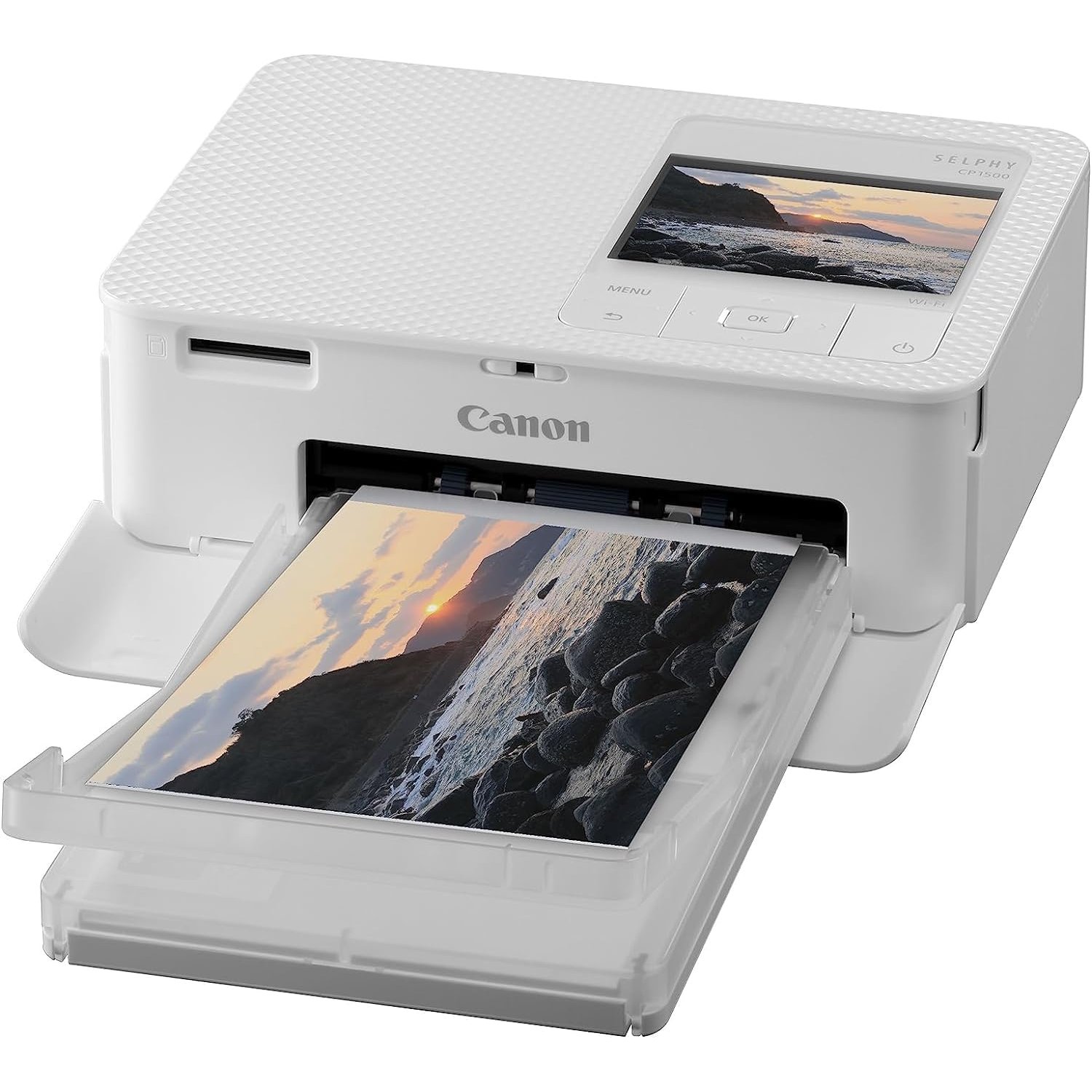 Canon SELPHY CP1500 Compact Photo Printer – Wireless Printing, Long-Lasting Prints, USB-C & SD Card Connectivity – Ideal for Scrapbooks & Photo Albums, Pink GB