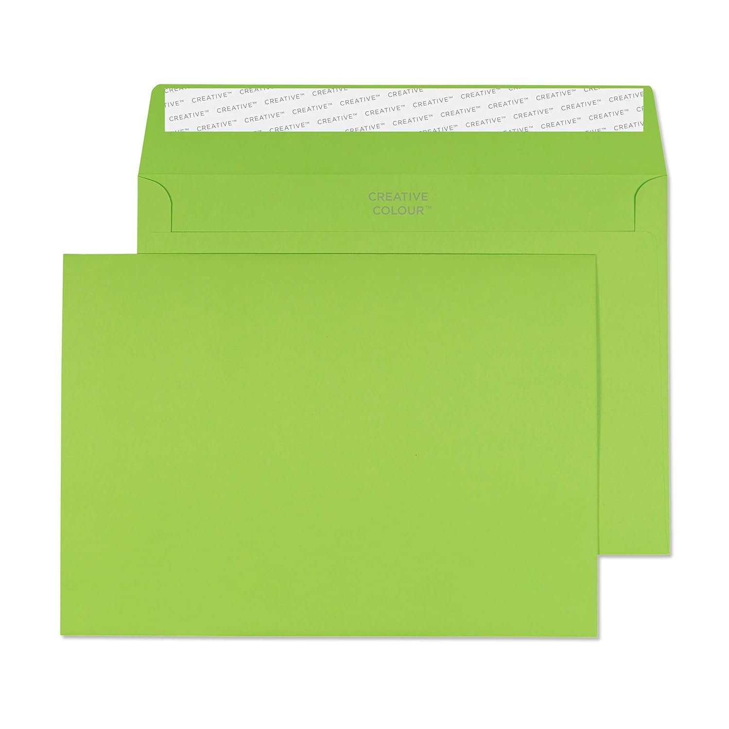 Blake Creative Colour - Coloured Lime C5 Envelopes (162 x 229 mm) - Pack of 500 - FSC Certified - 120GSM - Peel and Seal Green Envelope - Invitation Envelopes/Card Making Supplies (307)