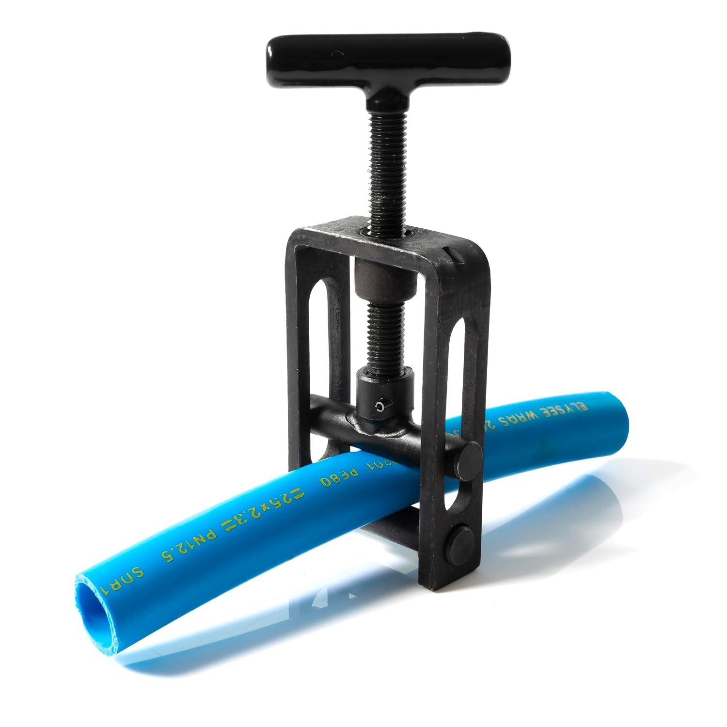 HAWETICO Pipe Squeeze-Off Tool 0–32 mm (0–1.25 in) Isolate, Stop, Emergency Water Flow, Plumbing Clamping Hand Tool, for MDPE/PE/PEX Plastic Pipes, Rubber Hoses & Main Feed Lines