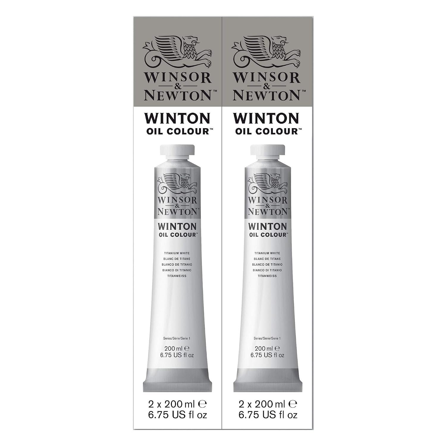 Winsor & Newton Winton Oil Colour Double Pack Cass Exclusive 200ml Titanium White