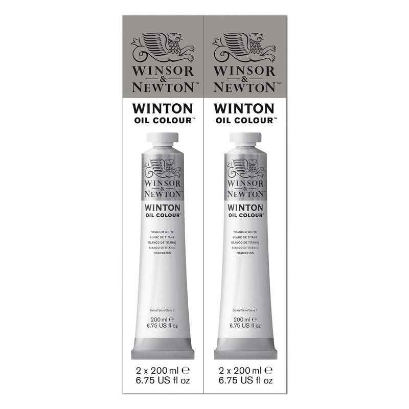 Winsor & Newton Winton Oil Colour Double Pack Cass Exclusive 200ml Titanium White
