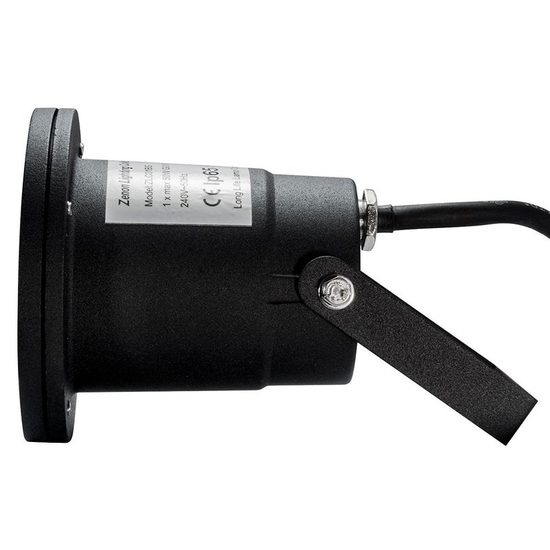 Long Life Lamp Company 3 x GU10 Outdoor Garden Spike Light Ground Mount IP65 Matt Black ZLC01BS
