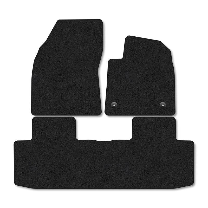 MG S5 (2025+) Car Mats Accessories Tailored Fit Carpet Floor Mats Non Slip Black Trim Full Coverage Compatible Accessory Front Rear Set Anti Slip Granulated Backing Hand-Finished Clips