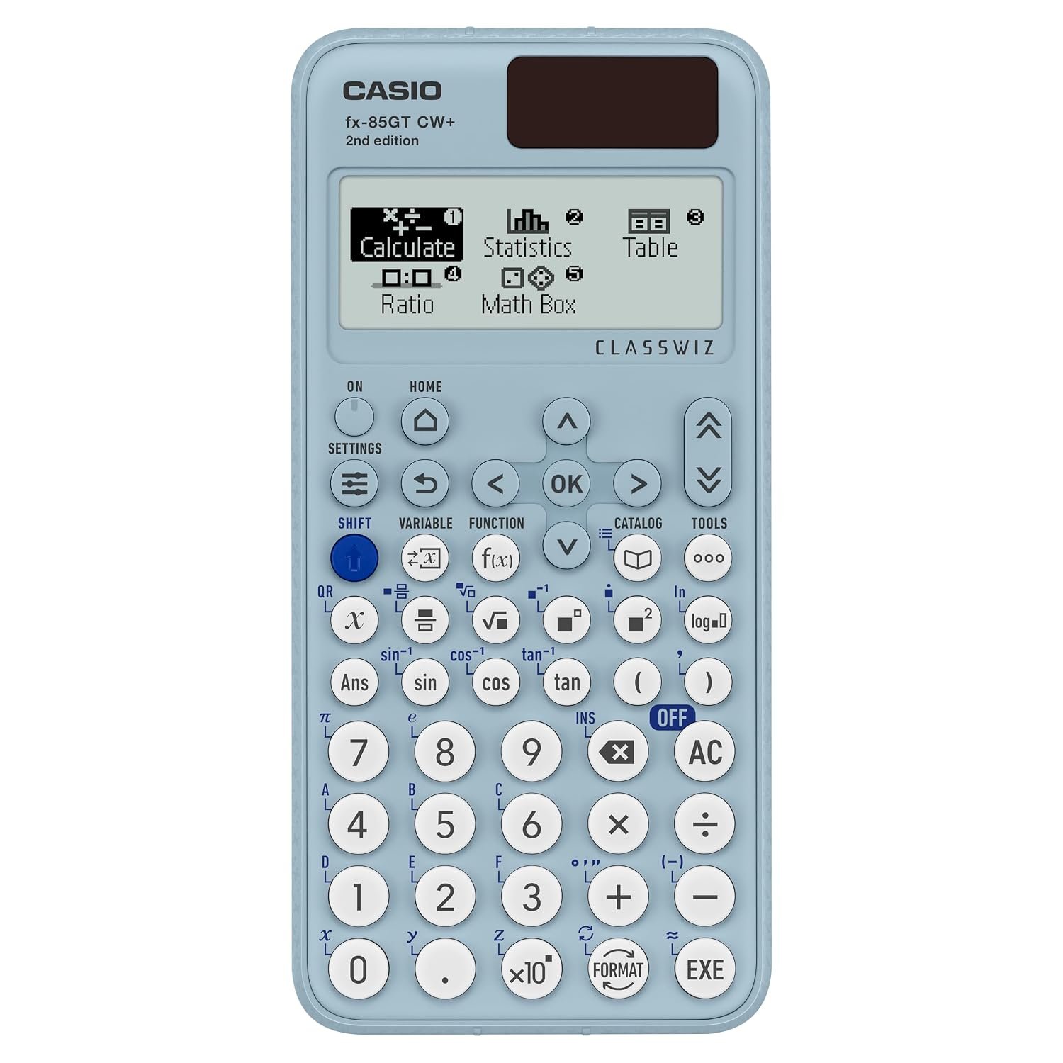 Casio fx-85GTCW+ Scientific Calculator Blue (UK Version) - Upgrade from previous fx-85GTCW model