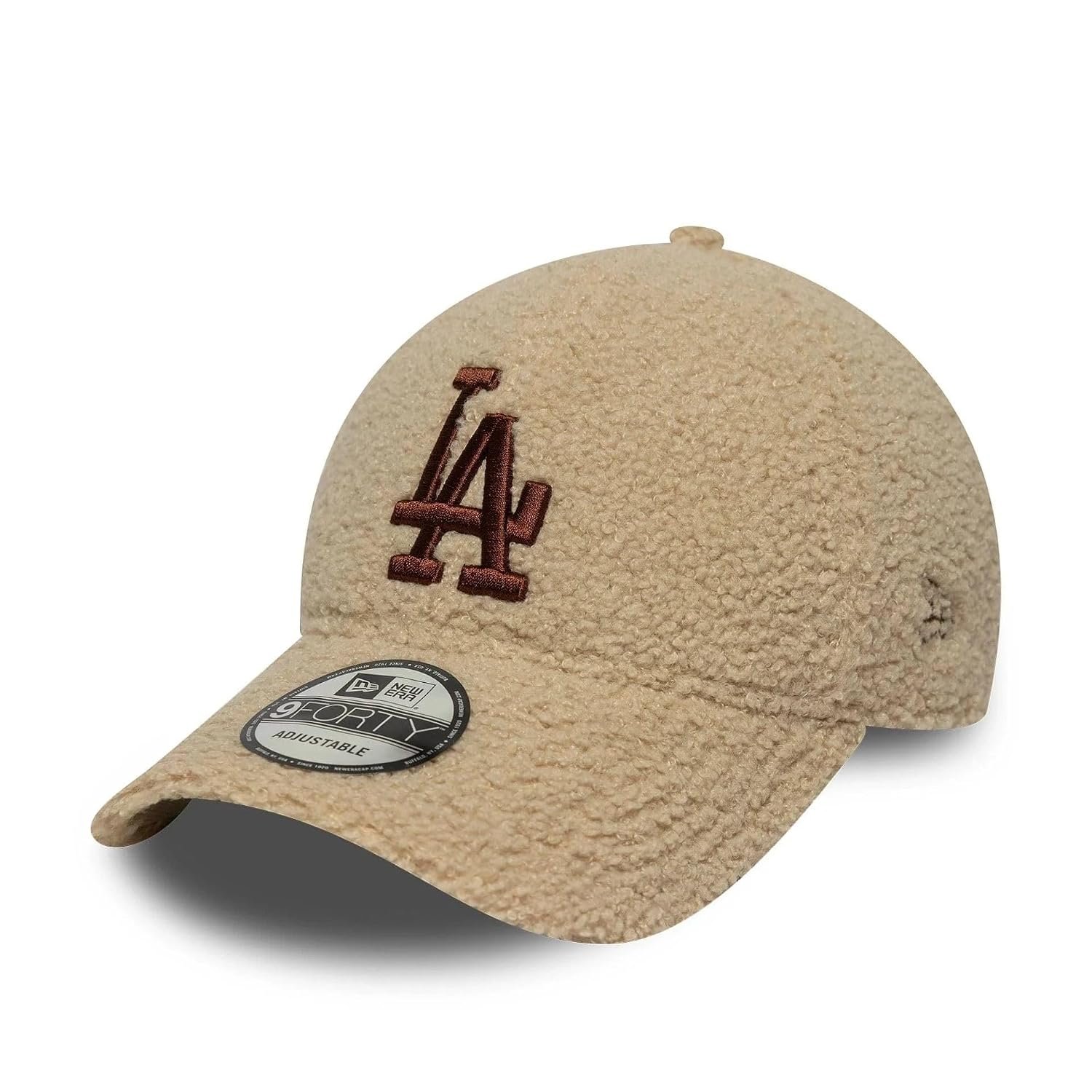 New Era Los Angeles Dodgers 9Forty Women Borg Teddy Cap Beige