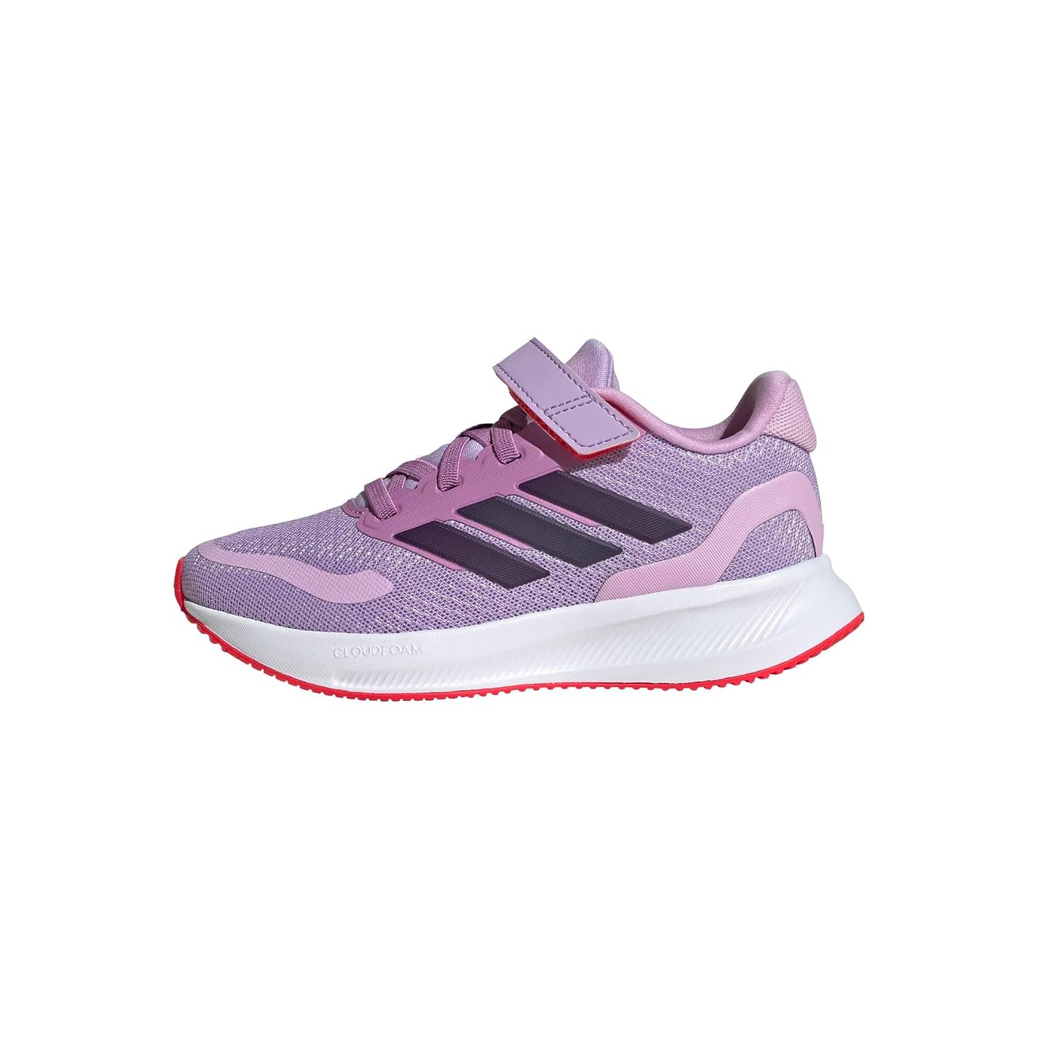 adidas Unisex Kids Runfalcon 5 Kids Shoes, Powder Plum/Aurora Plum/Lucid Red, 1 UK