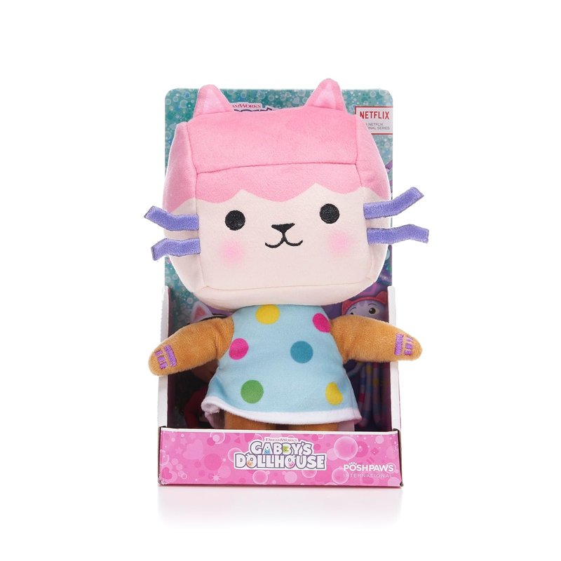 Gabby's Dollhouse 10" (25cm) Baby Box Cat Plush Soft Toy