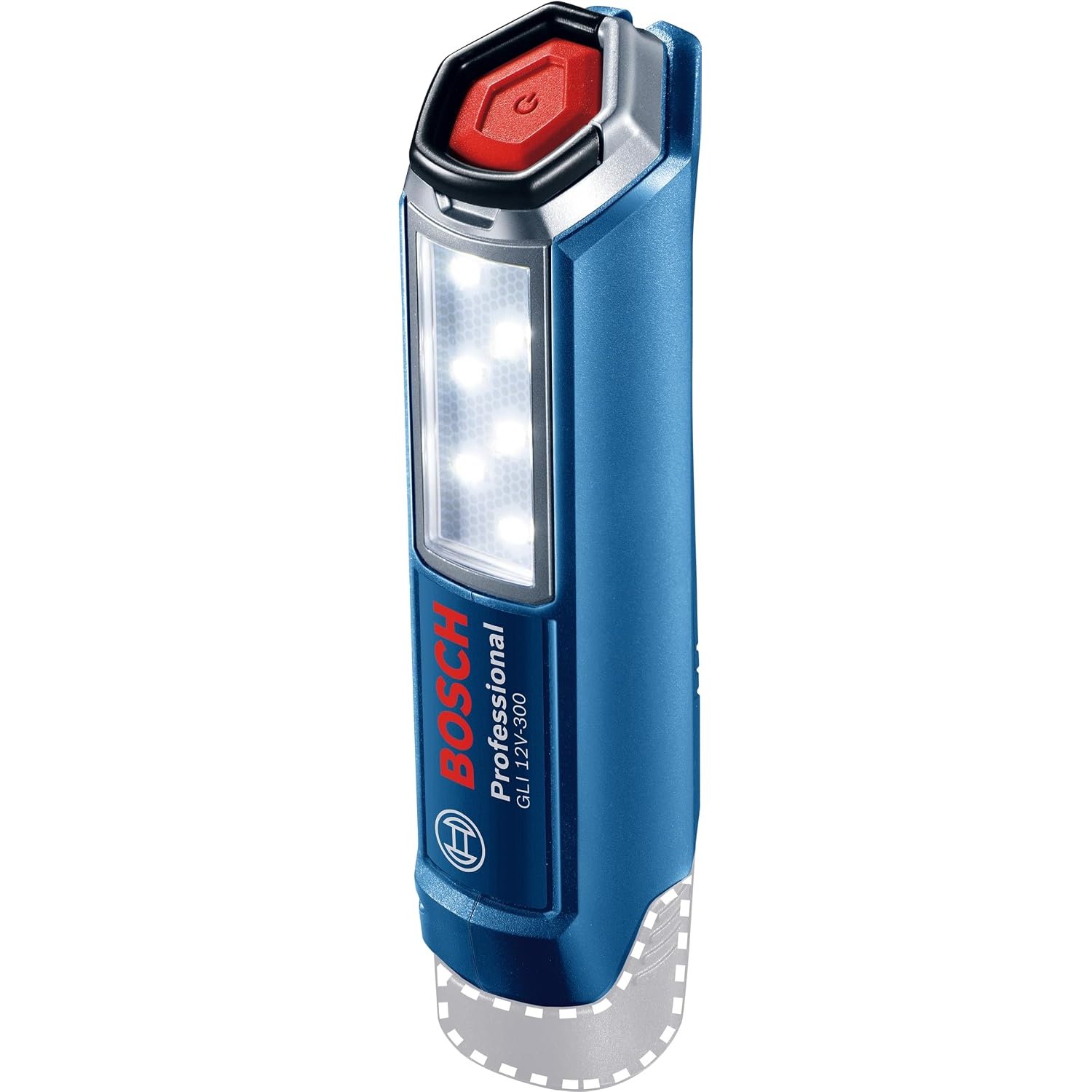 Bosch Professional 12V System GLI 12V-300 Cordless LED Torch (300 lumens, Without Battery/Charger)