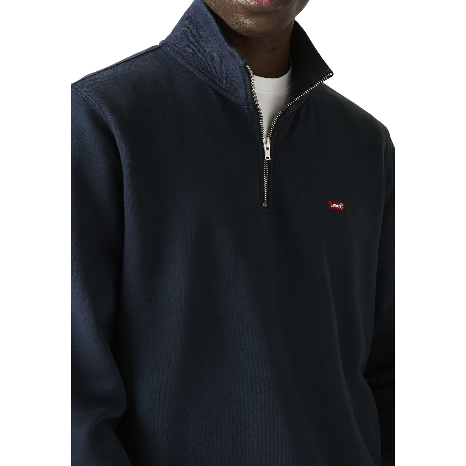 Levi's Men's Original Hm 1/4 Zip Sweatshirt, Blazer navy, M
