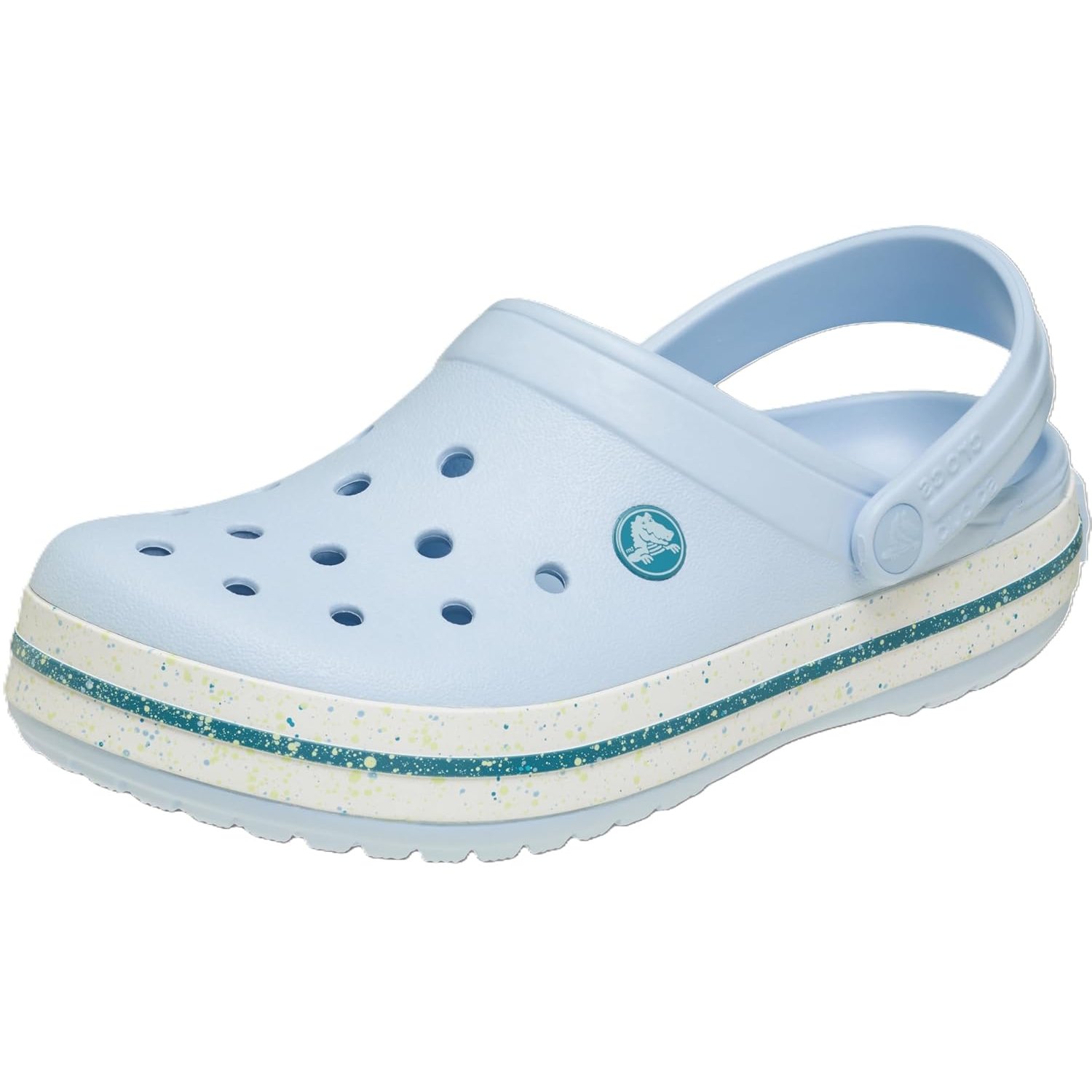 Crocs Unisex Adult, Crocband Speckled Band Clog, Blue Frost, 3 UK Men/ 4 UK Women