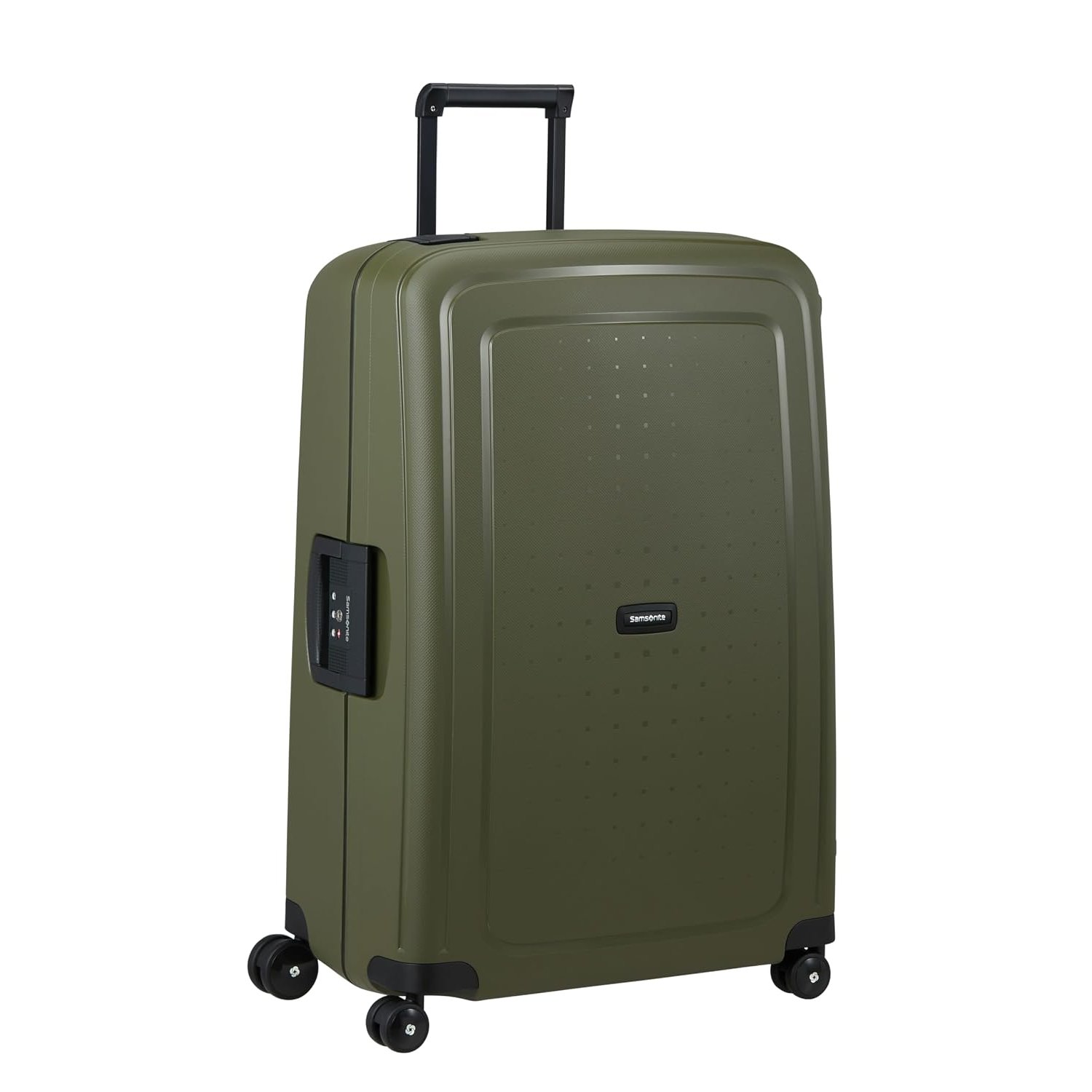 Samsonite S'Cure - Spinner L, Suitcase, L 75 cm, 102 L, Green (Olive)