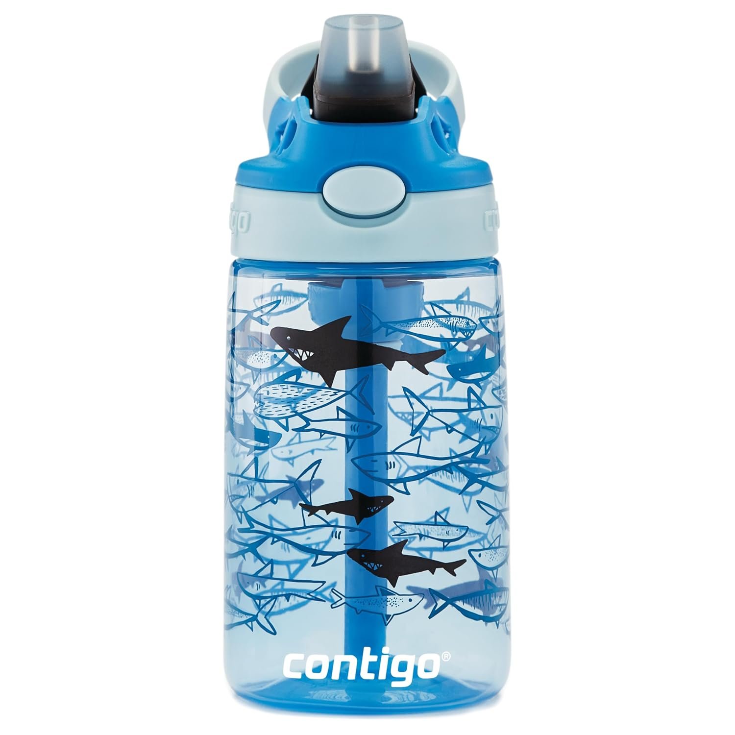 Contigo Kids Water Bottle Easy Clean Autospout with Straw, BPA-free stainless steel drinking bottle, 100% leak-proof, easy to clean, ideal for daycare