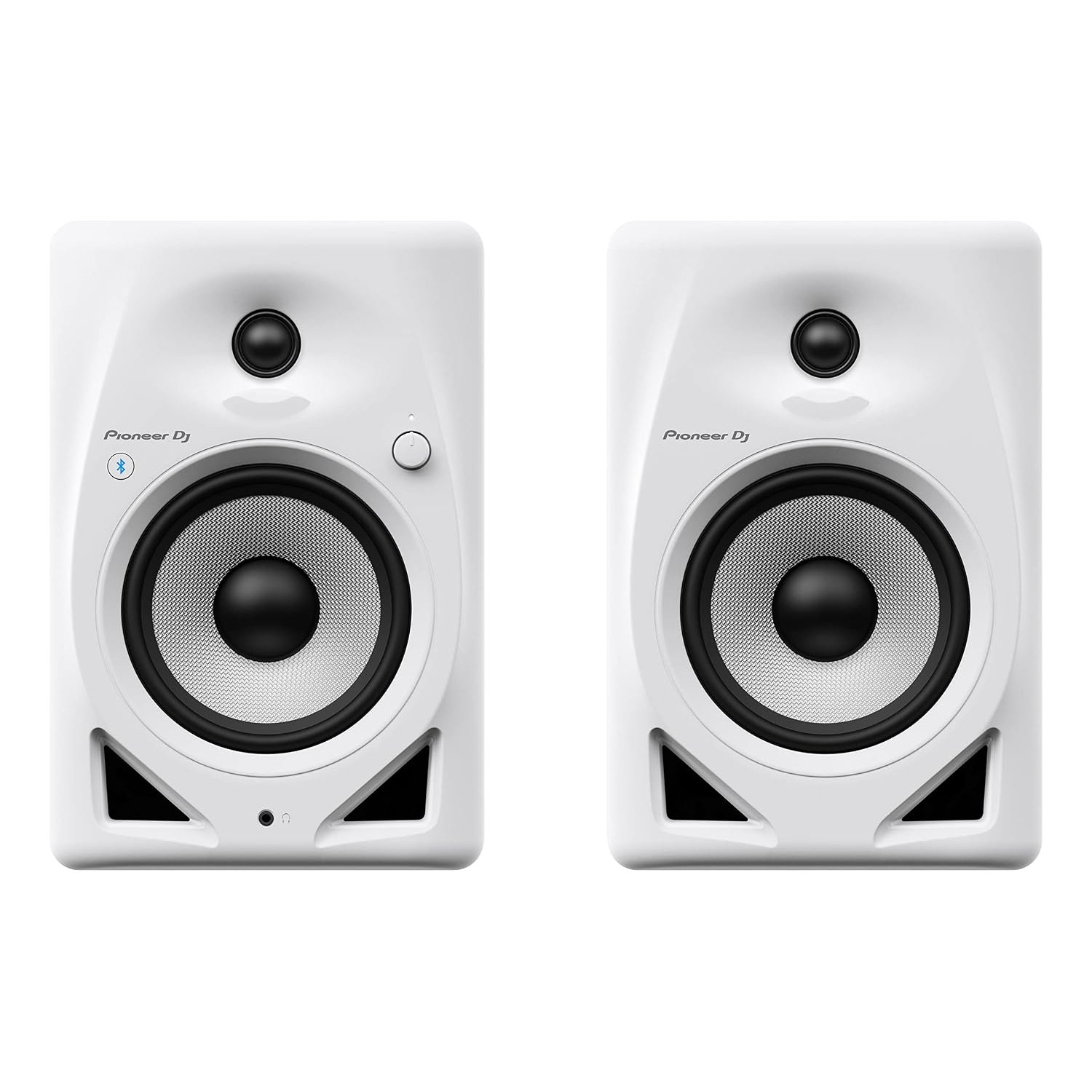 Pioneer DJ DM-50D-BT 5” desktop monitor system with Bluetooth functionality (White) (DM-50D-BT-W)