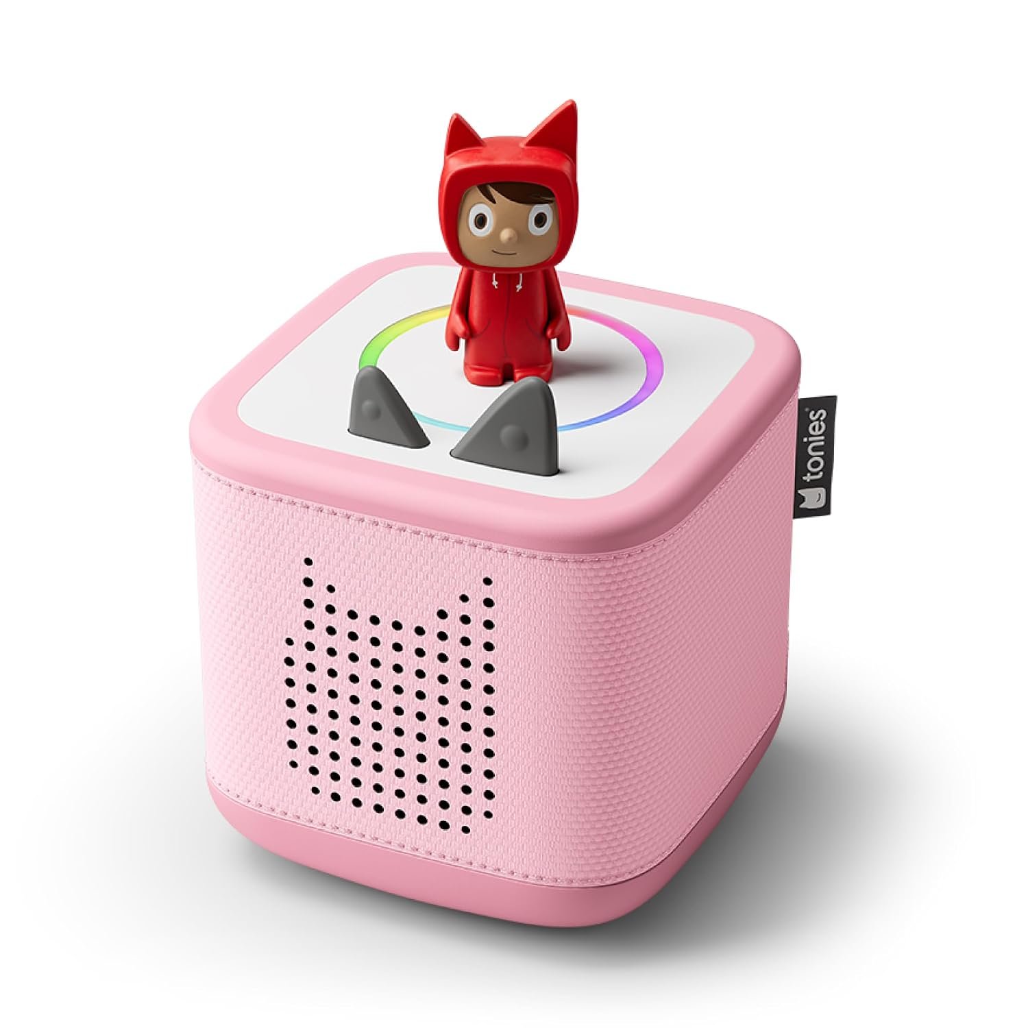 Toniebox 2 Starter Set, Speech Boosting Educational Toy for Toddlers Certified 1+, Screen-Free Audio Player with Creative Tonie Rubie – Pink