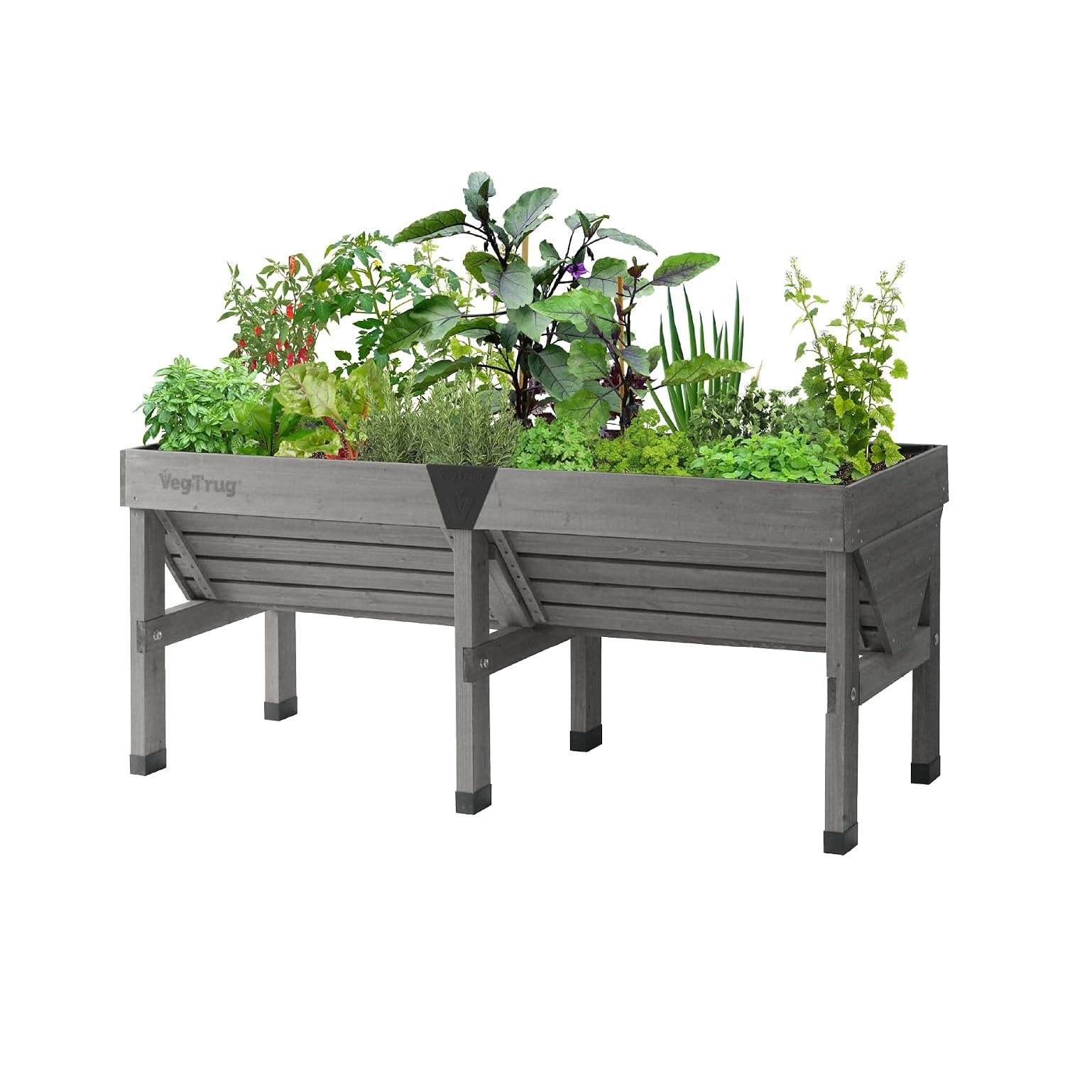 VegTrug® Classic 1.8m raised bed planter, Grey Wash