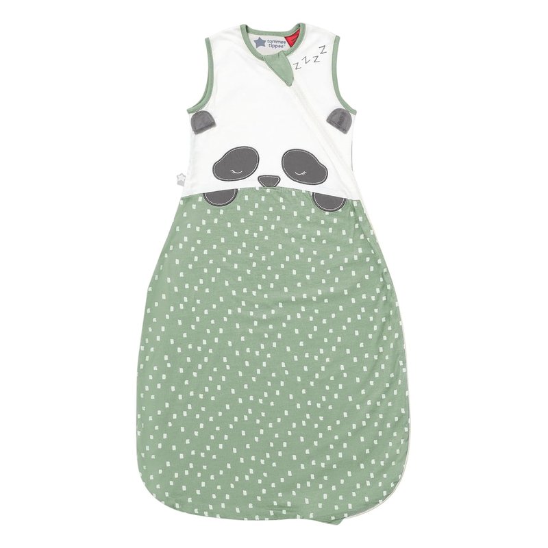 Tommee Tippee Baby Sleep Bag, 6-18m, 1.0 Tog for 20-24°C, Sleeping Pip, Hip-Healthy Design, Soft Cotton-Rich Fabric, Open Arm Sleeping Bag, Bottom to Top Zip