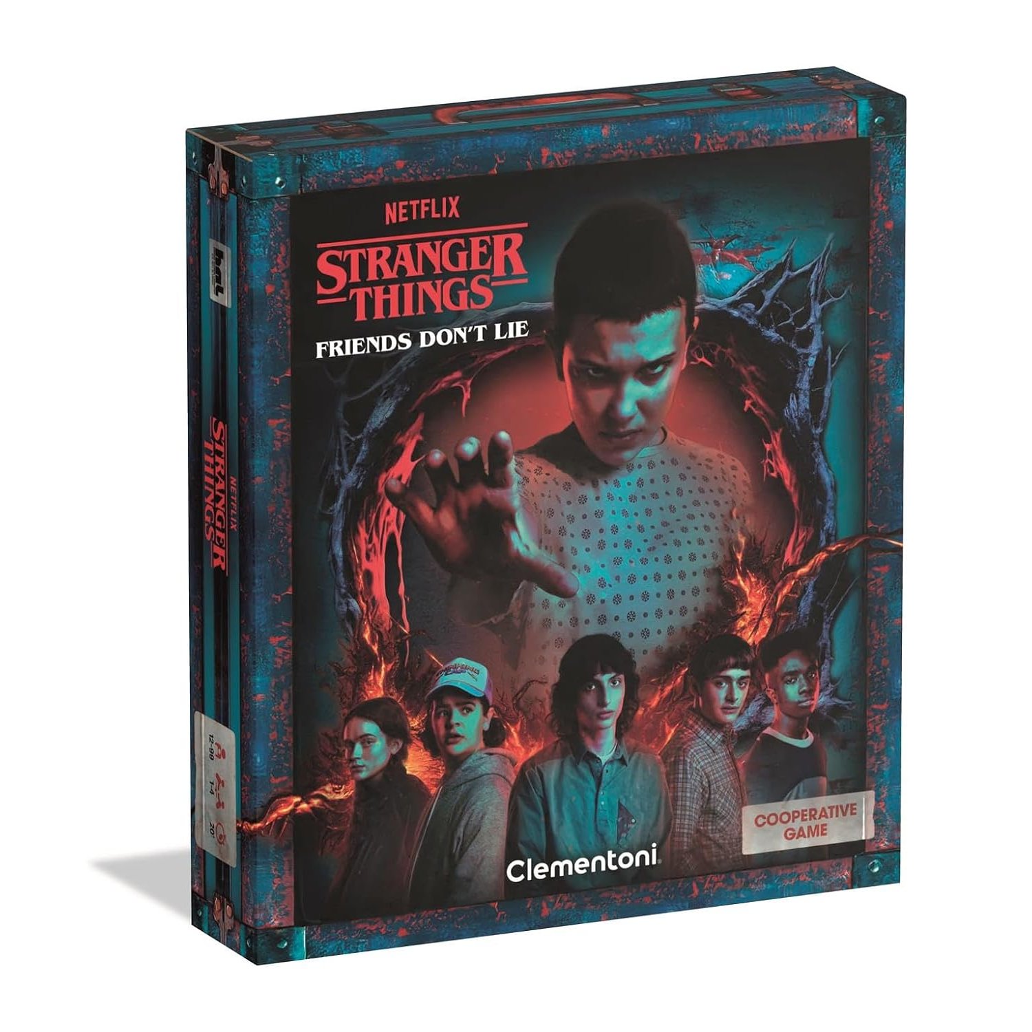 Clementoni Stranger Things Friends Don’t Lie LED Light With Changing Picture, Mood Lamp Inspired by The Upside Down