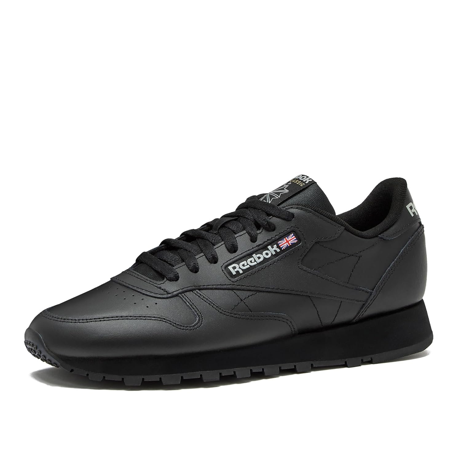 Reebok Men Classic Leather Sneaker, Core Black/Core Black/Pure Grey 5, 9