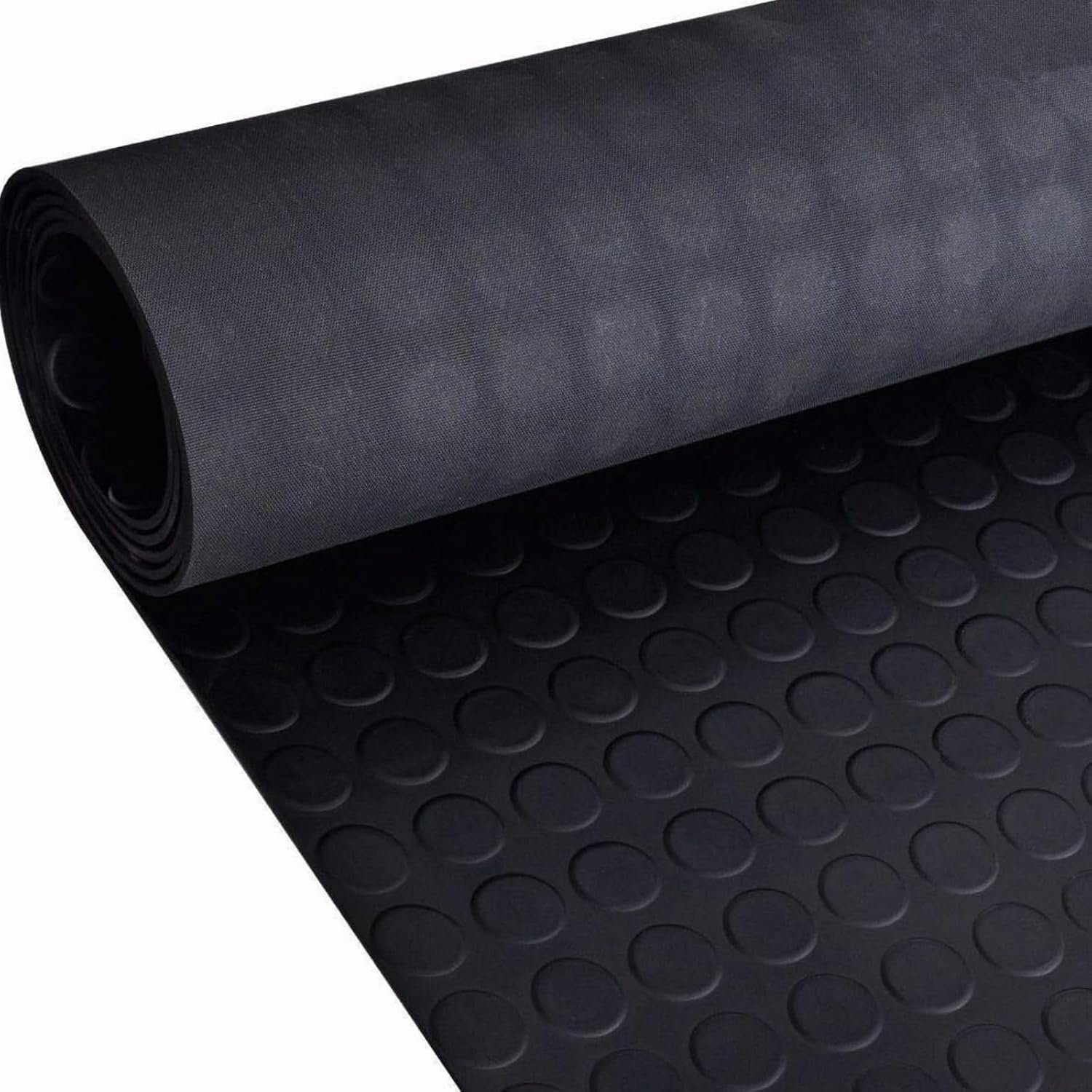 Coin Rubber Roll Flooring Matting | 3mm Thick | 2m Wide | Up to 15m Length (2m x 3m)