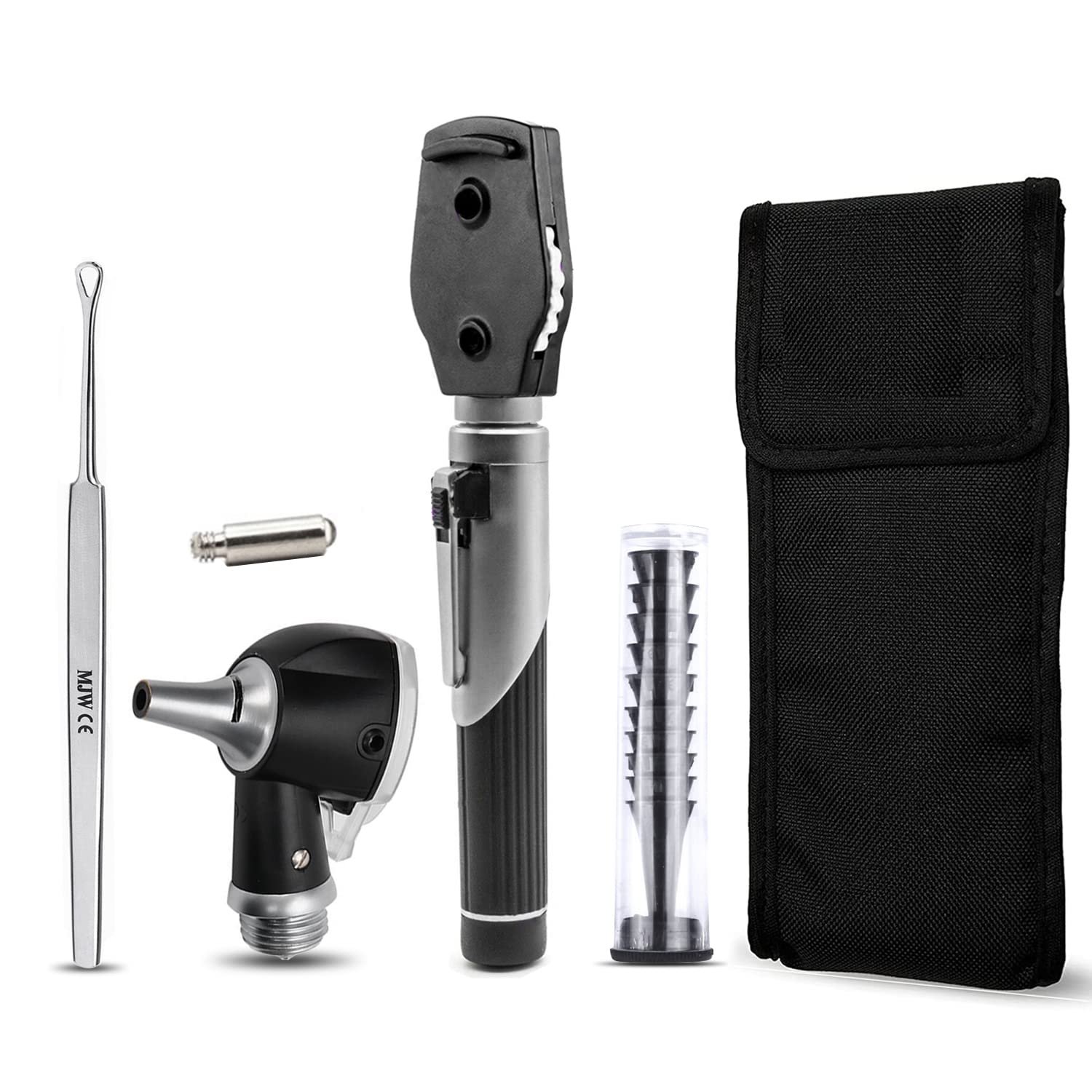 Fiber Optic Mini Otoscope Ear Healthy Tool for Home use with Extra Replaceable LED Light