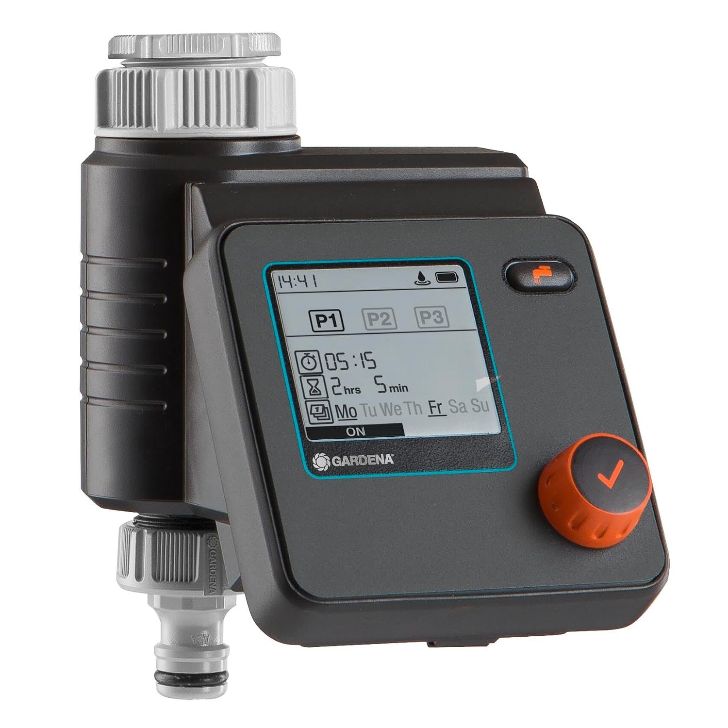 Gardena Water Control Select, Automatic, Time-Saving Watering, Flexible Watering with 3 Schedules, Water Now Function (1891-28)