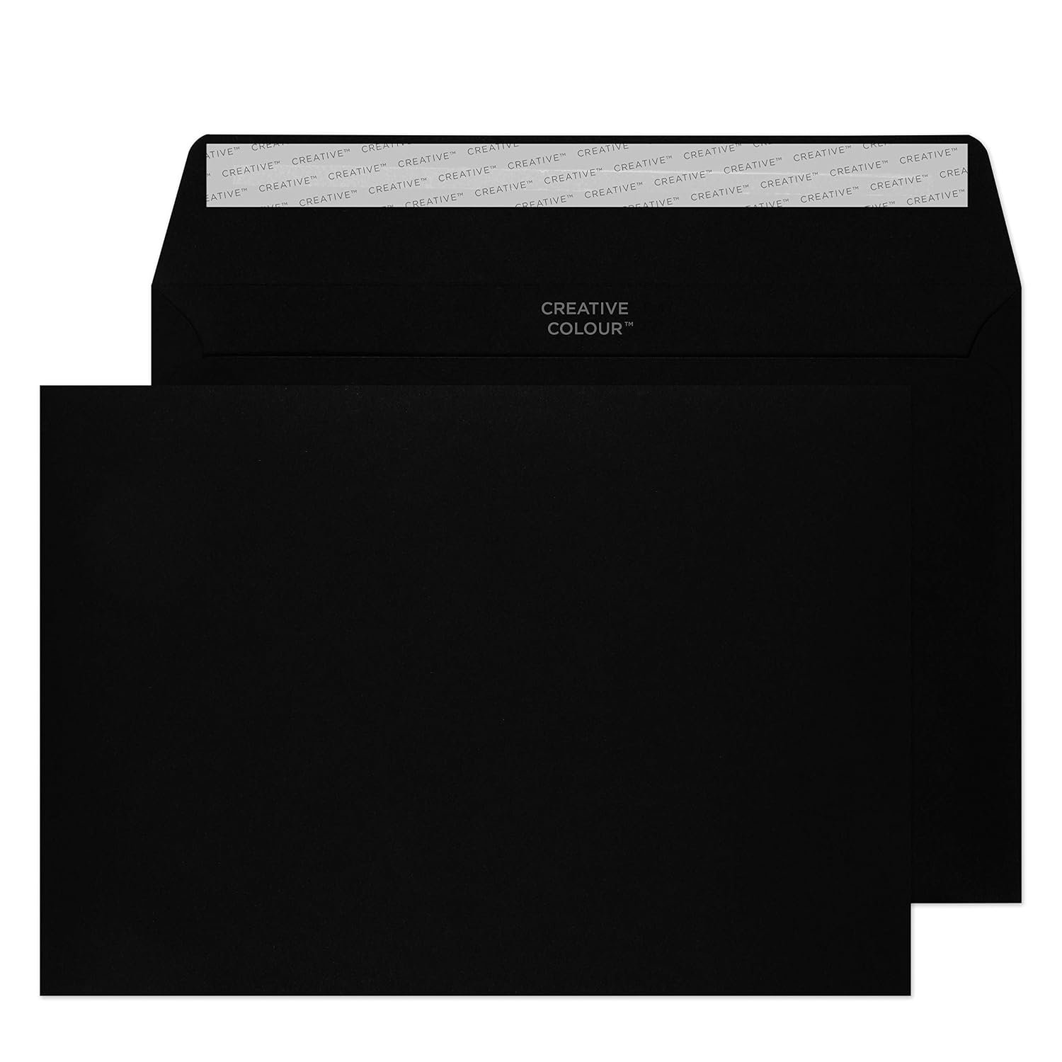 Blake Creative Colour - Coloured Black C5 Envelopes (162 x 229 mm) - Pack of 500 - FSC Certified - 120GSM - Peel and Seal Black Envelope - Invitation Envelopes/Card Making Supplies (314)