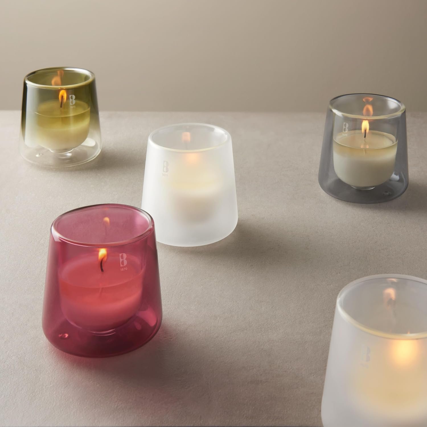 Bolsius - CleanLight Refill - Cedarwood & Vetiver - Refillable Candle - Pack of 12 - Refills Only - Contains Natural Plant Wax - No Palm Oil