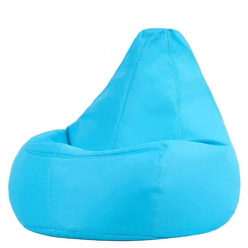 Bean Bag Bazaar Dalton Gaming Bean Bag Chair, Aqua Blue, Garden Chair, Water Resistant Fabric, Beanbag for Indoor and Outdoor Use with Filling Included, Garden Furniture, Outdoor Seating