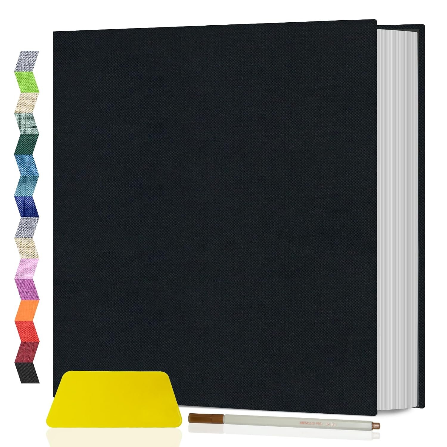Popotop Photo Album Self Adhesive Scrapbook Album for 4x6 5x7 8x10 Pictures DIY Photo Book as Scrapbooking Supplies Kits, Birthday Gifts for Women Mom Wedding Baby Family Travel
