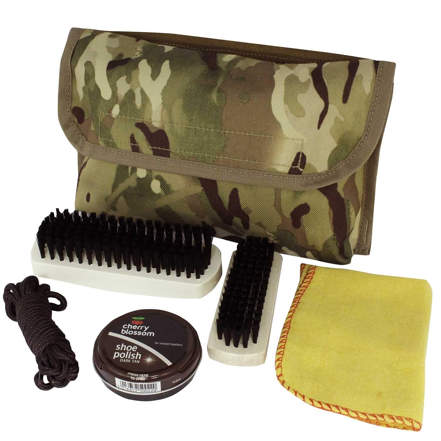 Kammo Tactical MTP Boot Care Kit, Brown Polish