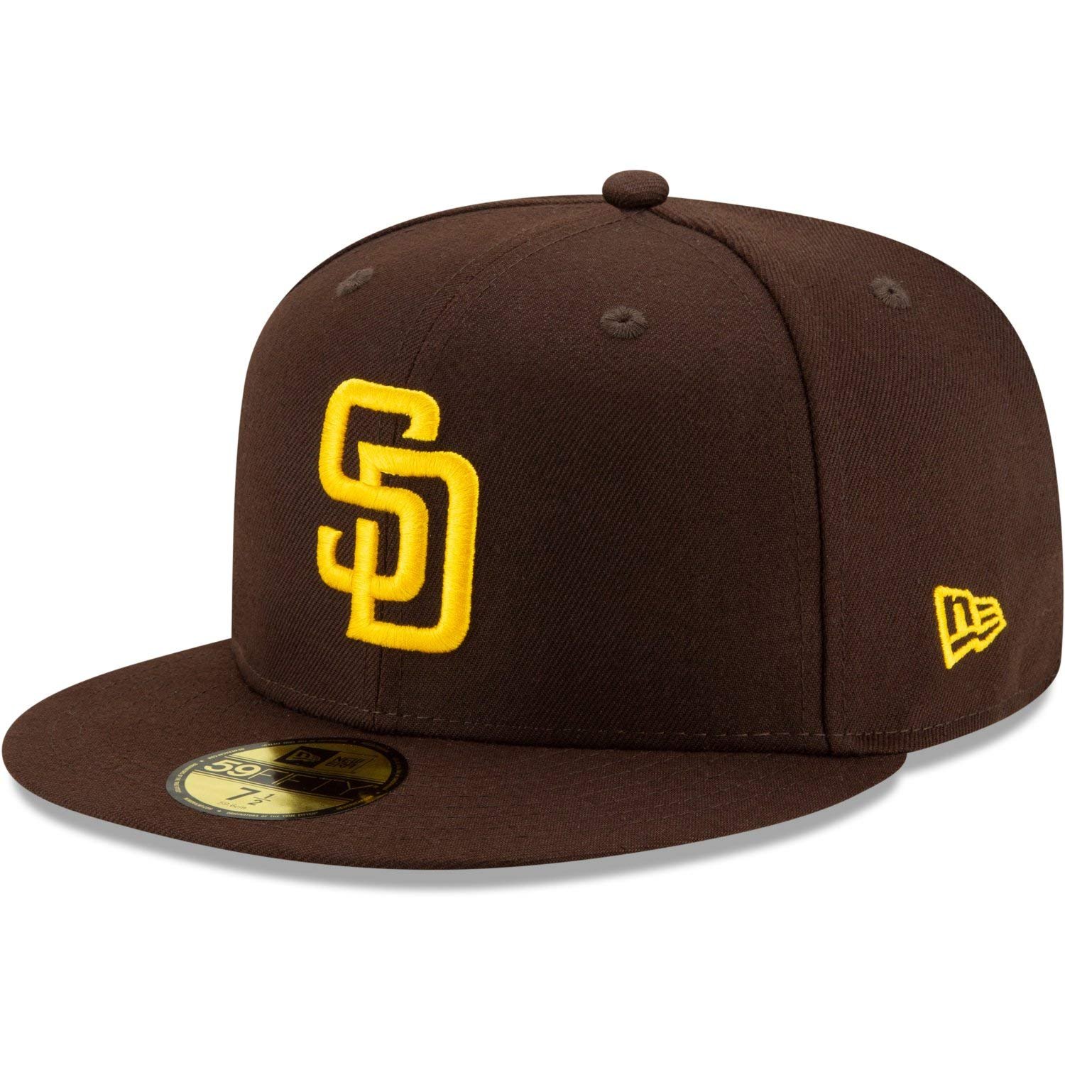 New Era San Diego Padres MLB Cap 59Fifty Basecap Baseball Kappe Braun - 7 1/4-58cm (L)