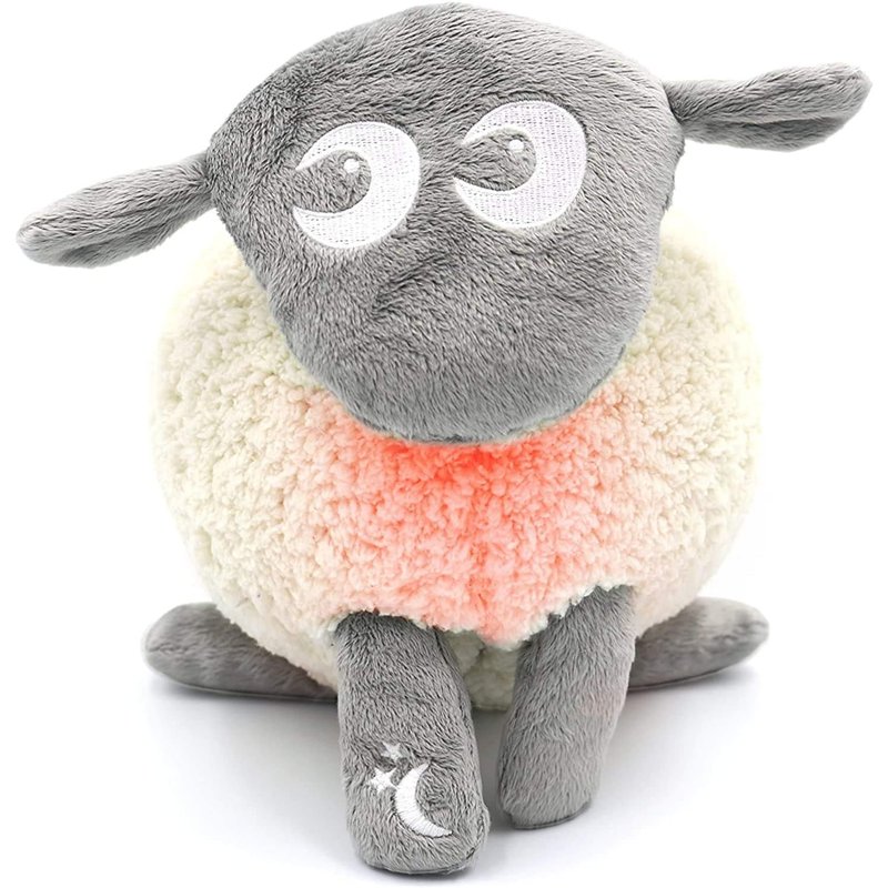 Sweet Dreamers, Rechargeable Ewan Deluxe, Grey | Baby & Infant Sleep Aid Gift | Cry Sensor & Nightlight | 10 Soothing White & Pink Noise Sounds | Continuous or Timer Playback | Machine Washable