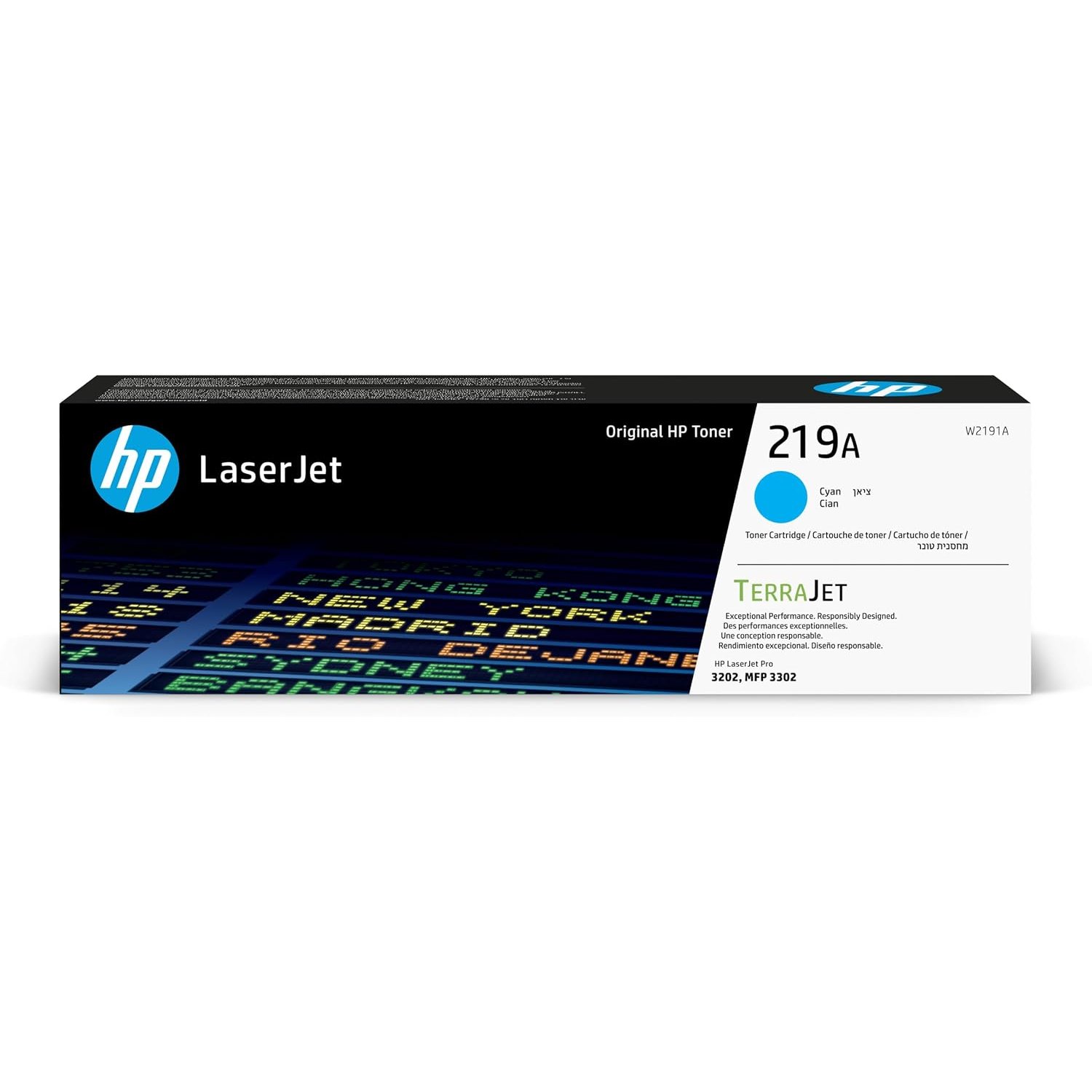 HP 219A Cyan Original LaserJet Toner Cartridge
