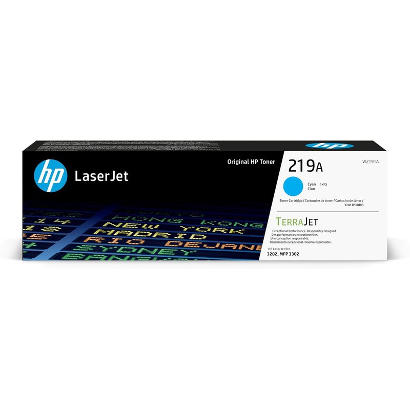 HP 219A Cyan Original LaserJet Toner Cartridge