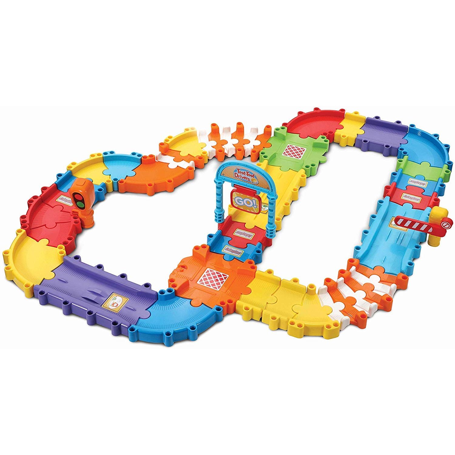 VTech Toot-Toot Drivers Track Set, First Kid's Car Set, Cars for Boys and Girls, Suitable for Kids Aged 1 to 5 Years Old, Multicolor, Box size: 30 x 24.1 x 13.3 cm