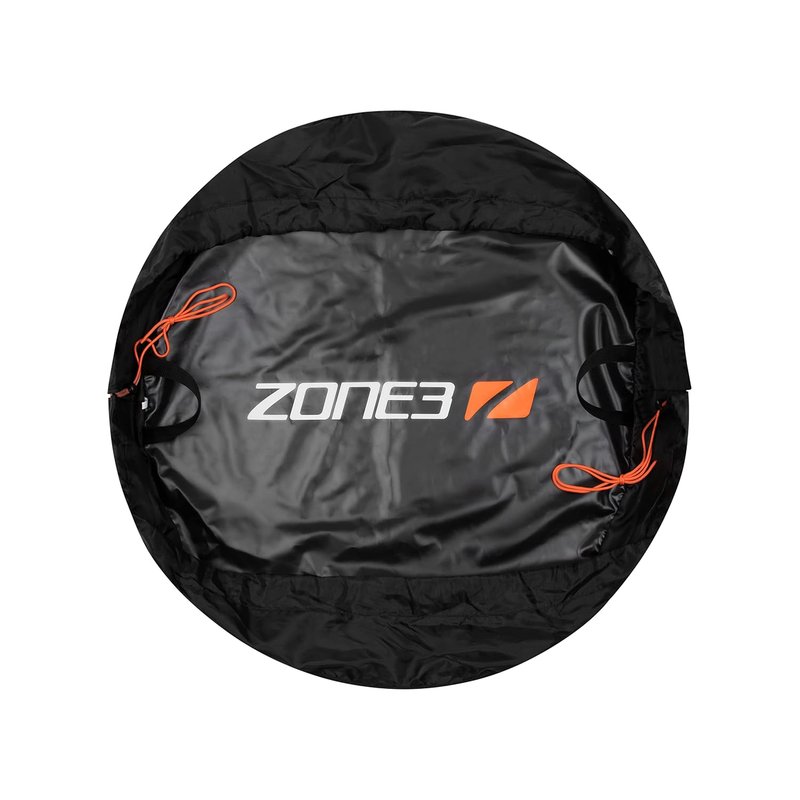 ZONE3 Wetsuit Changing Mat, Waterproof Portable Surf Diving Beach Changing Mat, Open Water Accessory, Black