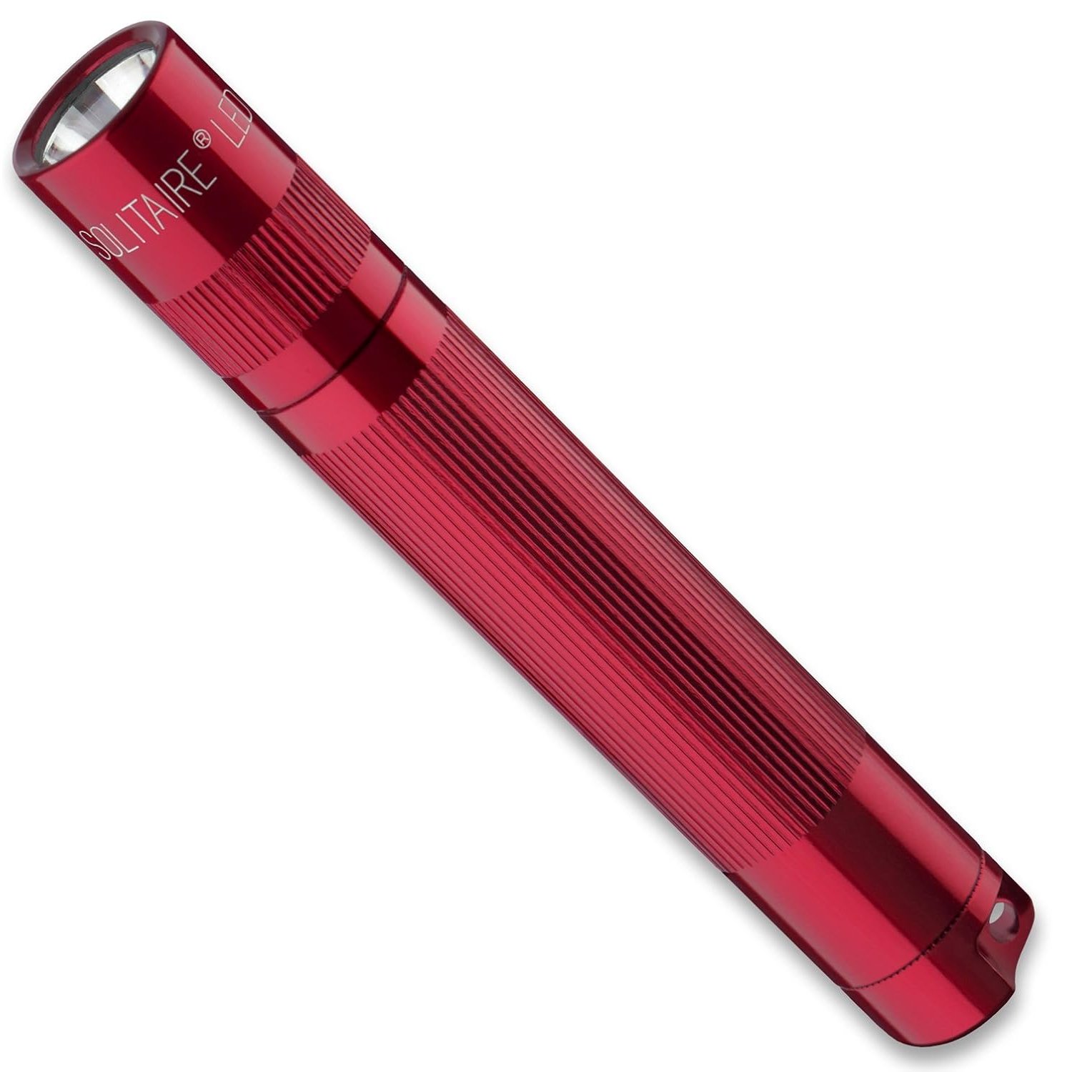 Maglite Men's Solitaire LED Presentation Box Flashlight-Red