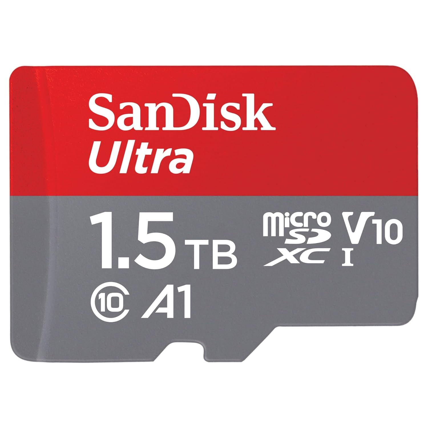 SANDISK Ultra micro SD card 1.5TB + SD adapter (For Android Smartphones and Tablets, Memory card up to 150 MB/s, with A1 App Performance, UHS-I, Class 10, U1)
