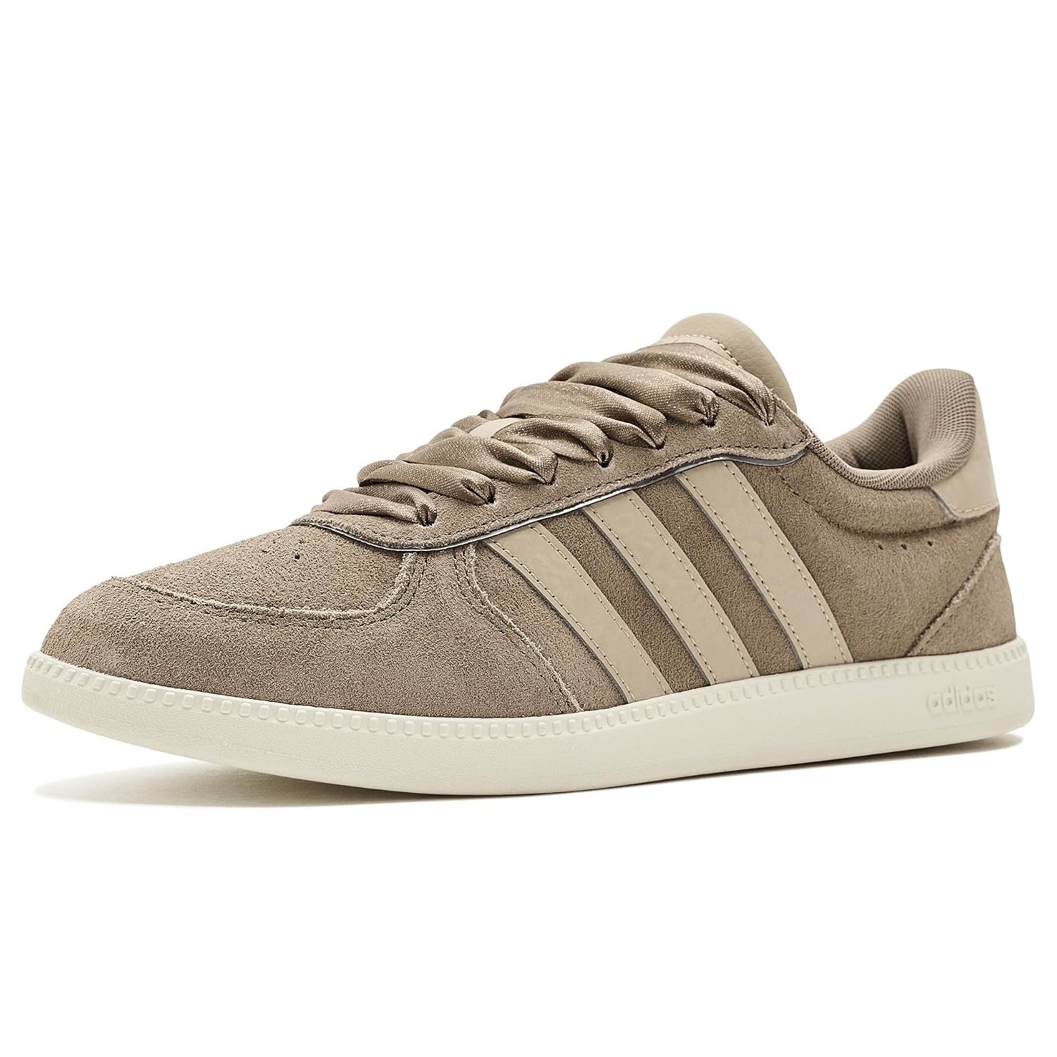 adidas Women's Breaknet Sleek Sneakers, Khaki Six/Gold Rw/Off White, 3.5 UK