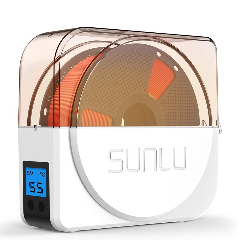 Dryer Box of 3D Printer Filament, SUNLU 3D Filament Dryer Box S1, Keeping Filaments Dry During 3D Printing, Filament Holder, Compatible with 1.75mm, 2.85mm, 3.00mm Filament, Storage Box